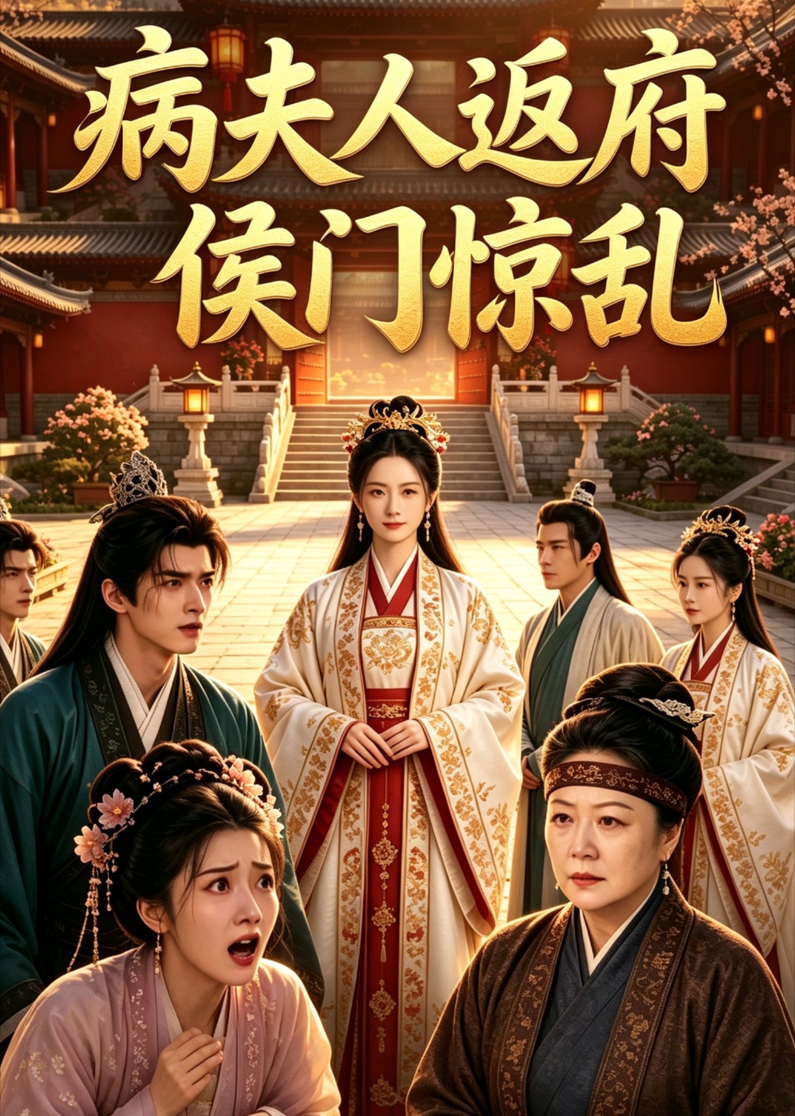 病夫人返府侯门惊乱