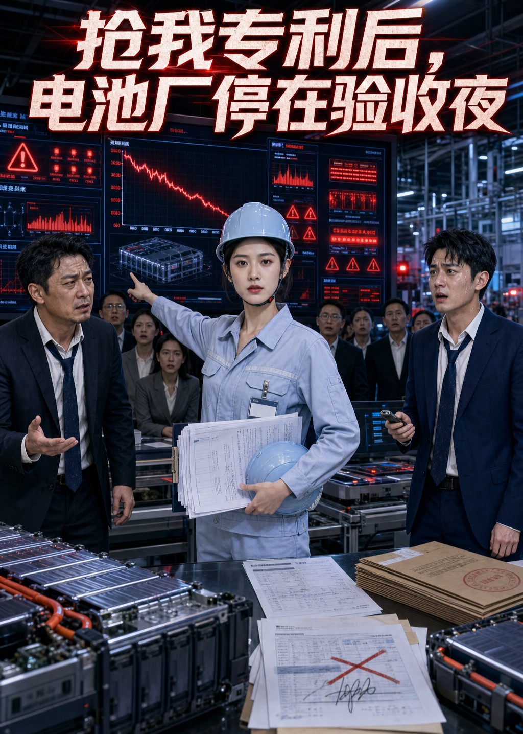 抢我专利后，电池厂停在验收夜