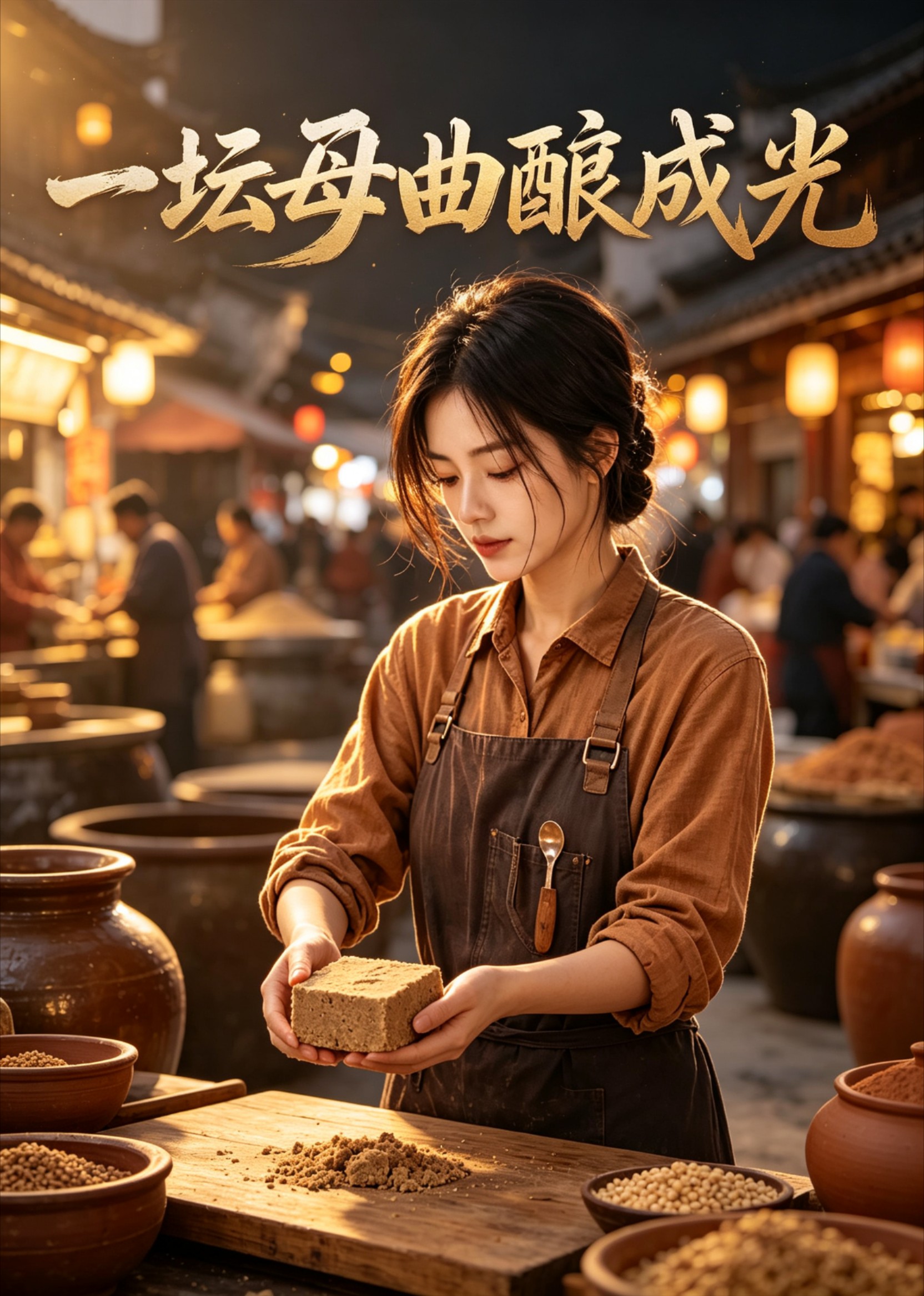 一坛母曲酿成光