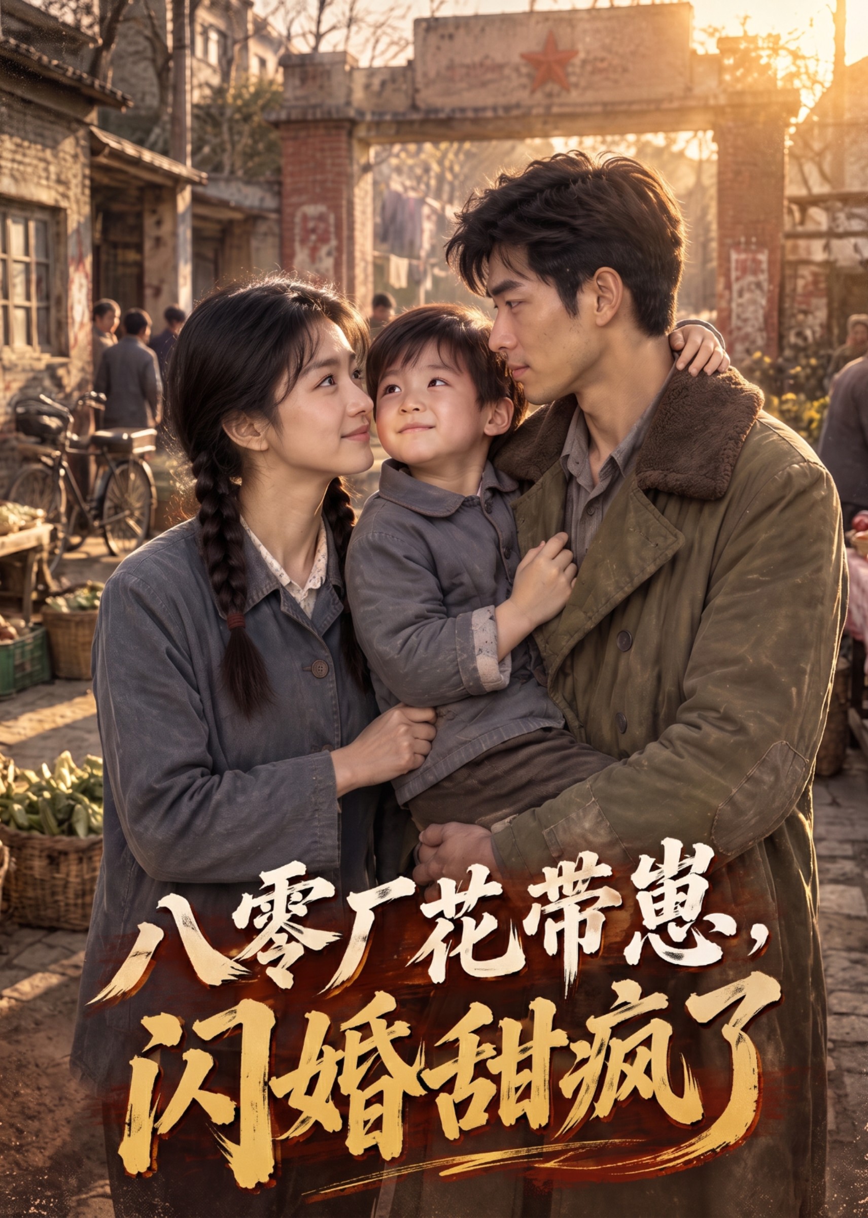 八零厂花带崽，闪婚甜疯了封面图