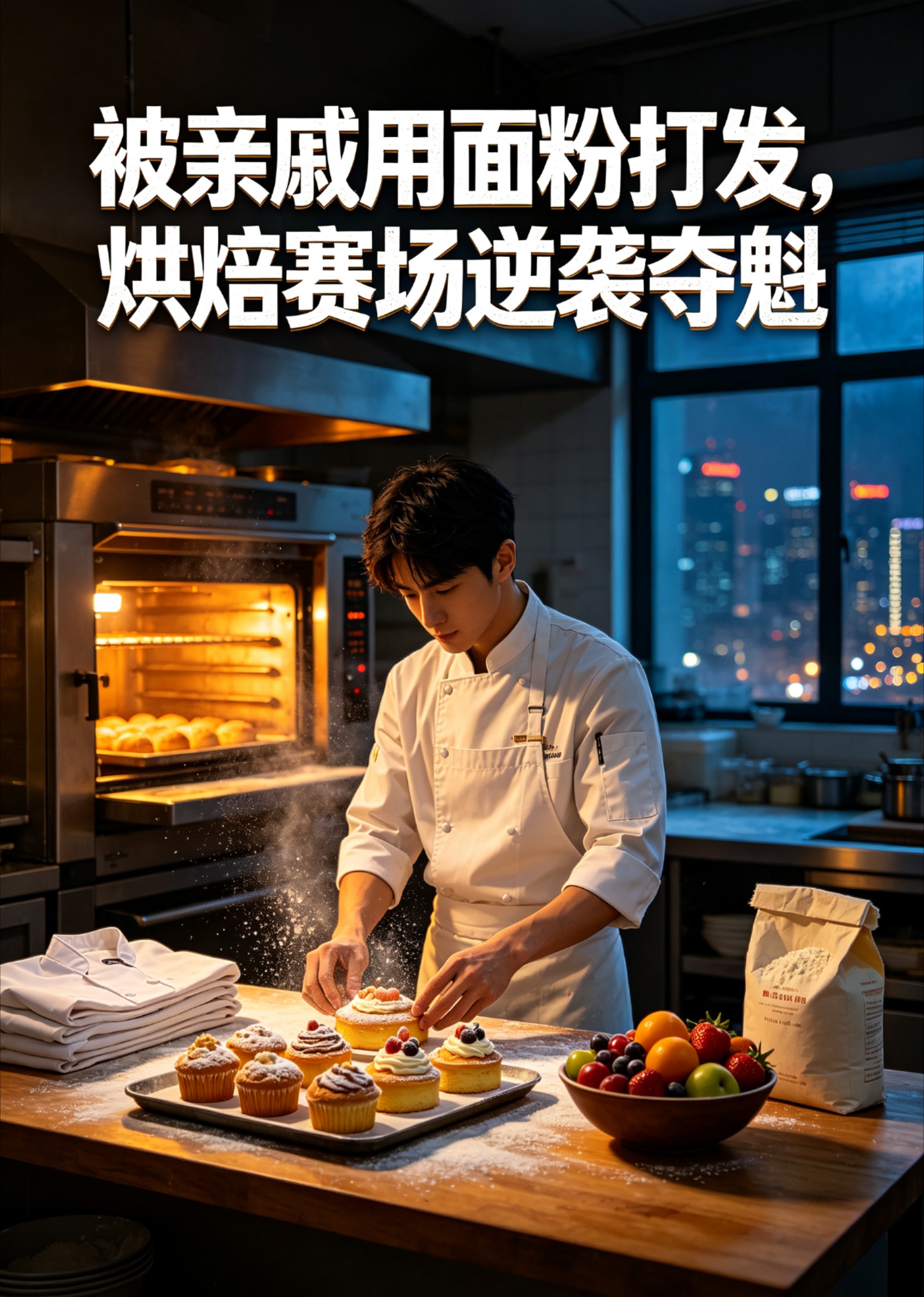 被亲戚用面粉打发，烘焙赛场逆袭夺魁