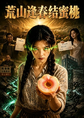荒山逢春结蜜桃