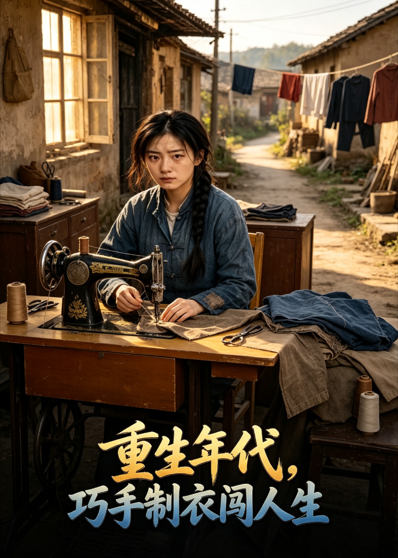 重生年代，巧手制衣闯人生封面图