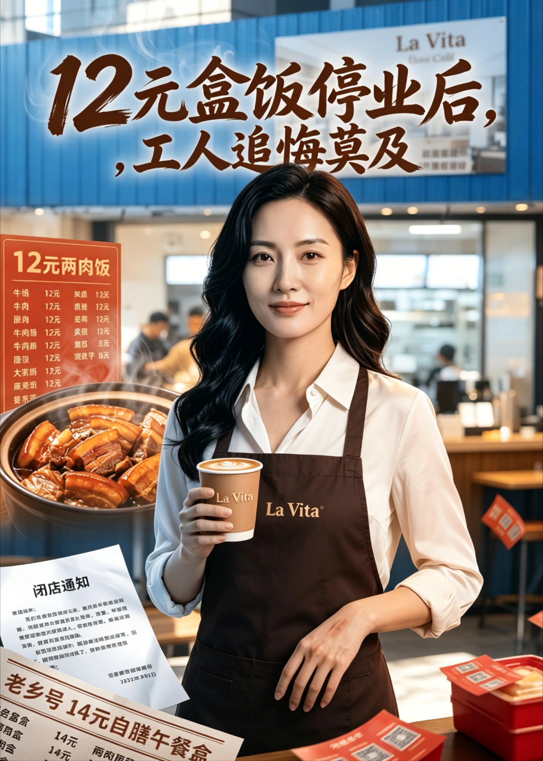 12元盒饭停业后，工人追悔莫及