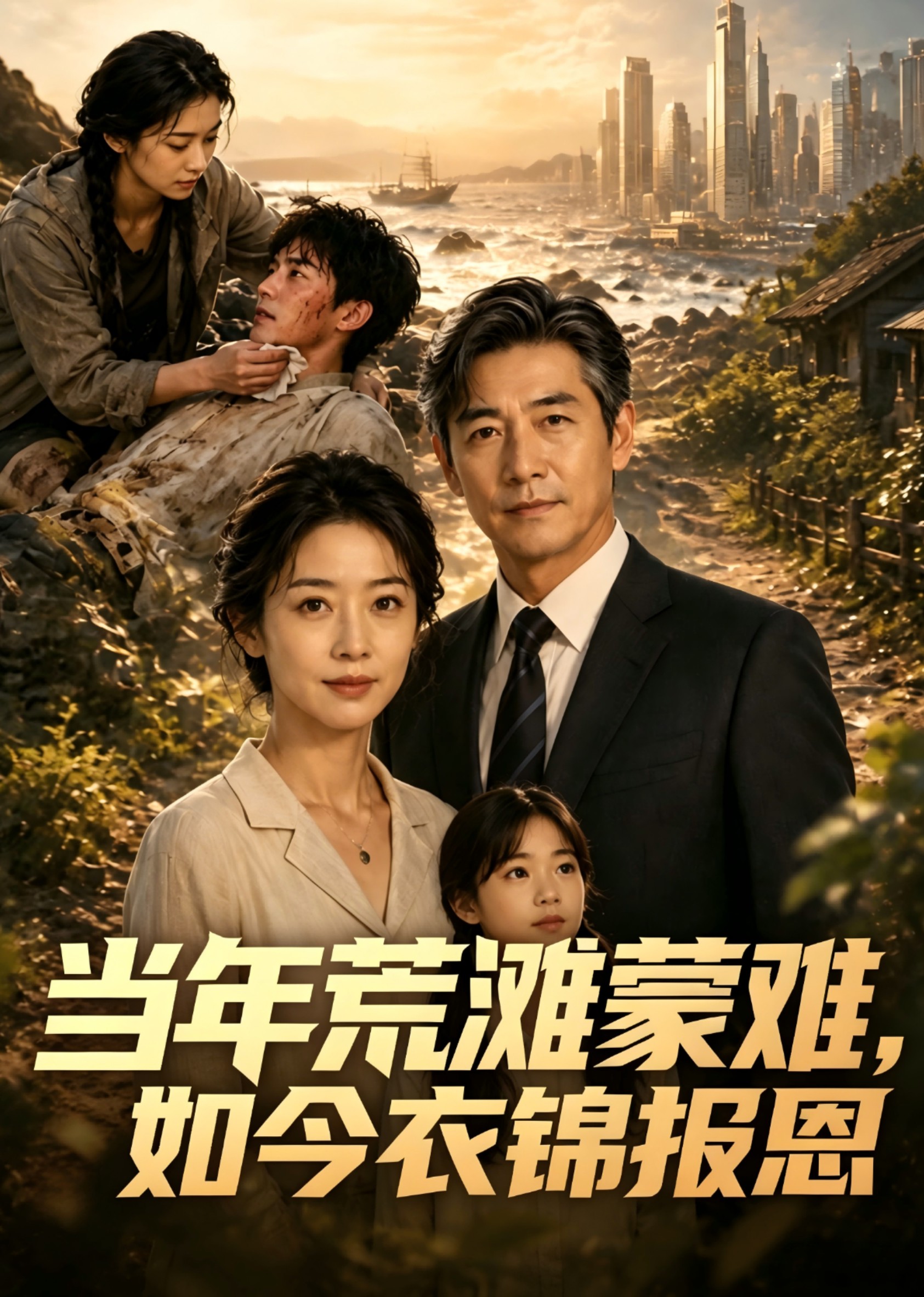 当年荒滩蒙难，如今衣锦报恩