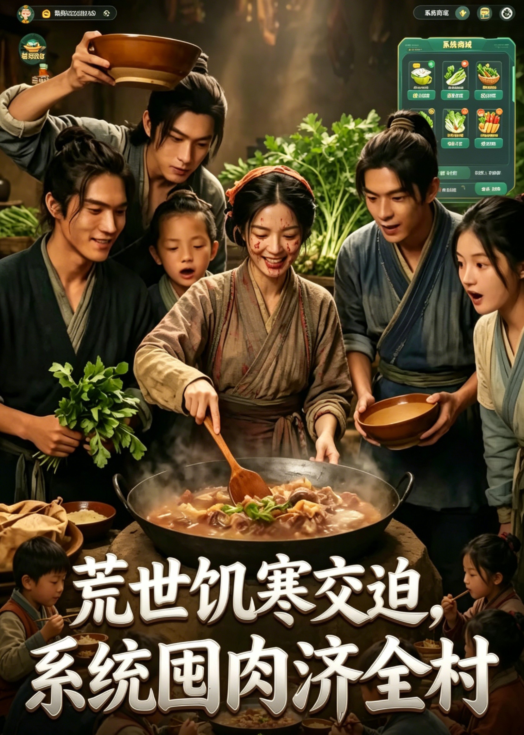 荒世饥寒交迫，系统囤肉济全村