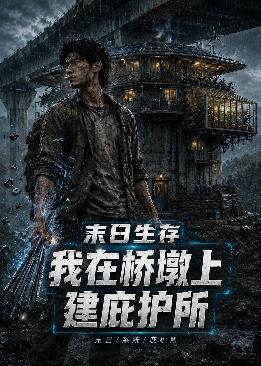 末日生存之我在桥墩上建庇护所封面图
