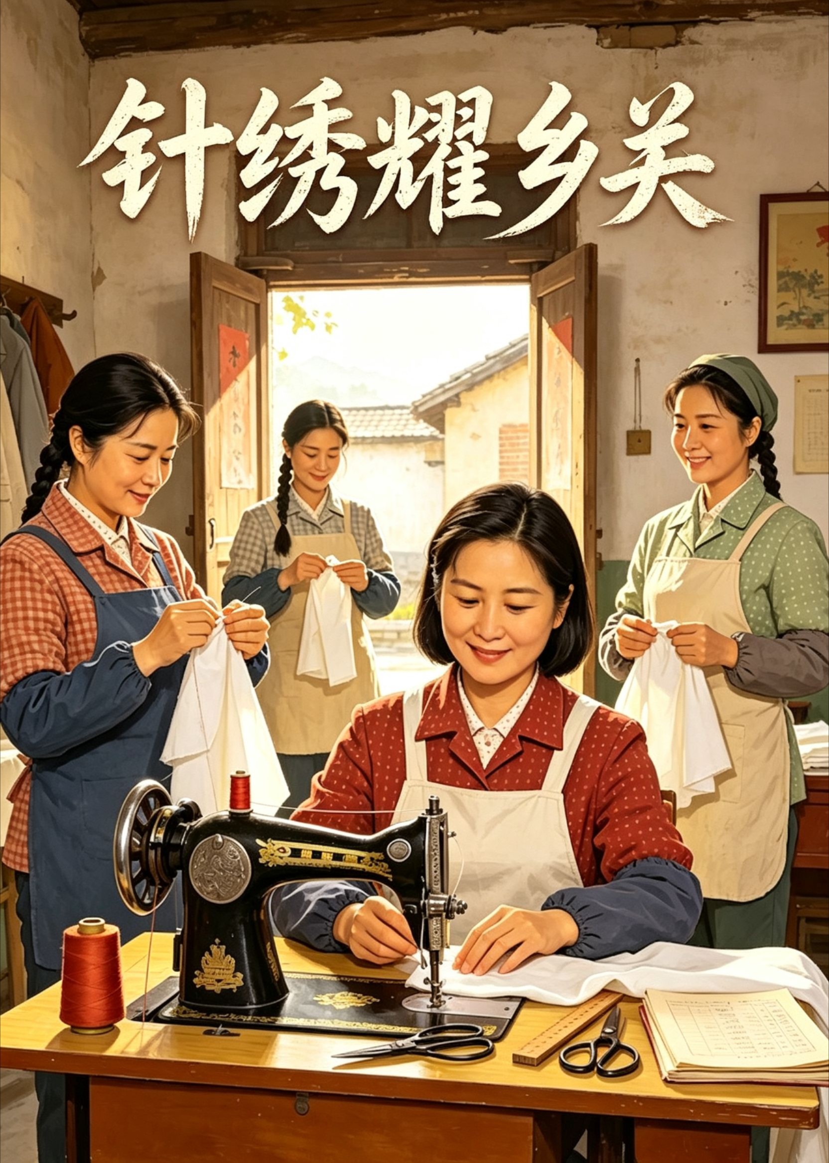 针绣耀乡关封面图