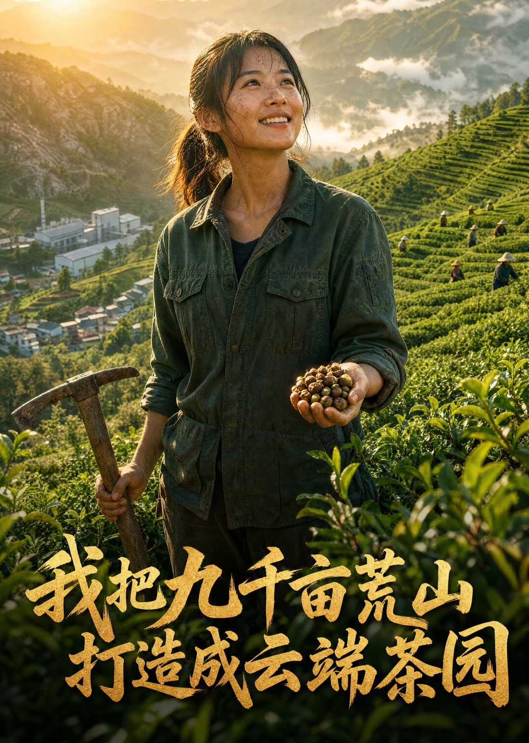 我把九千亩荒山，打造成云端茶园