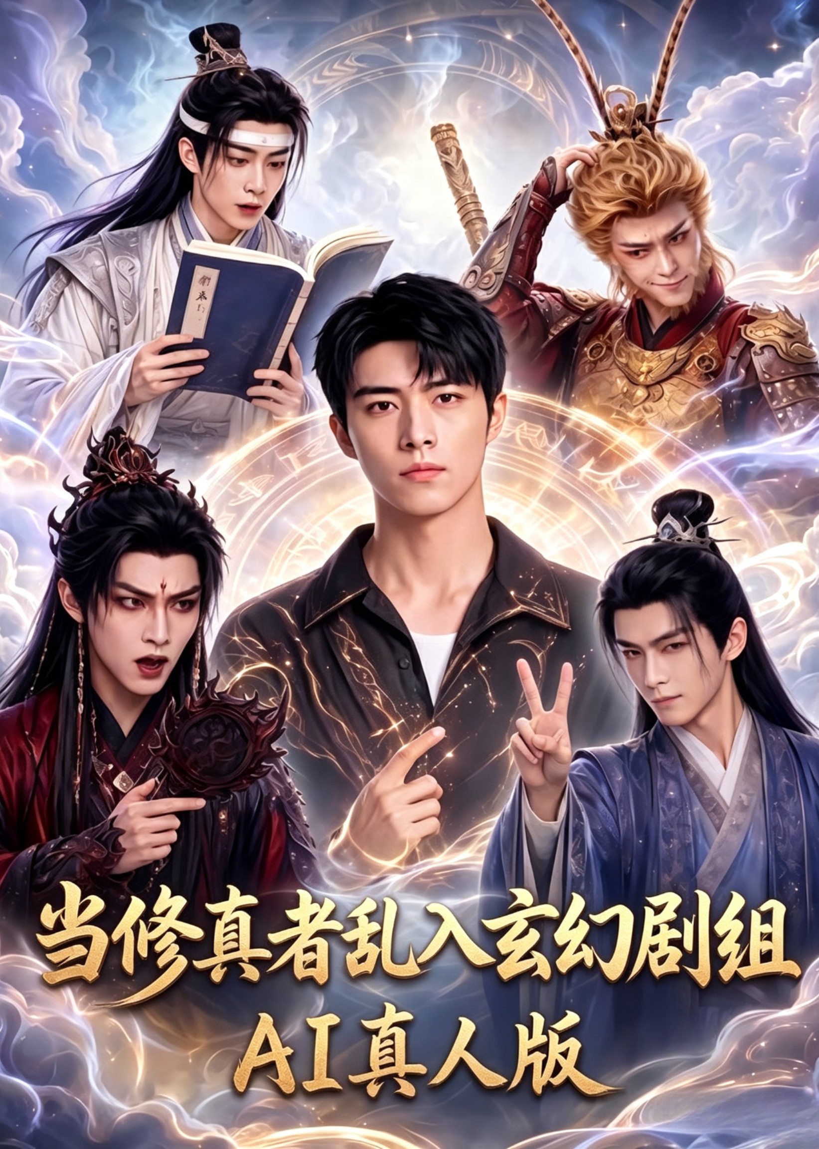 当修真者乱入玄幻剧组 AI 真人版