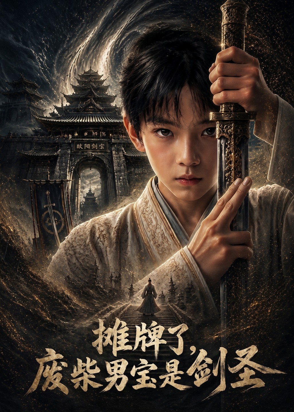 摊牌了，废柴男宝是剑圣