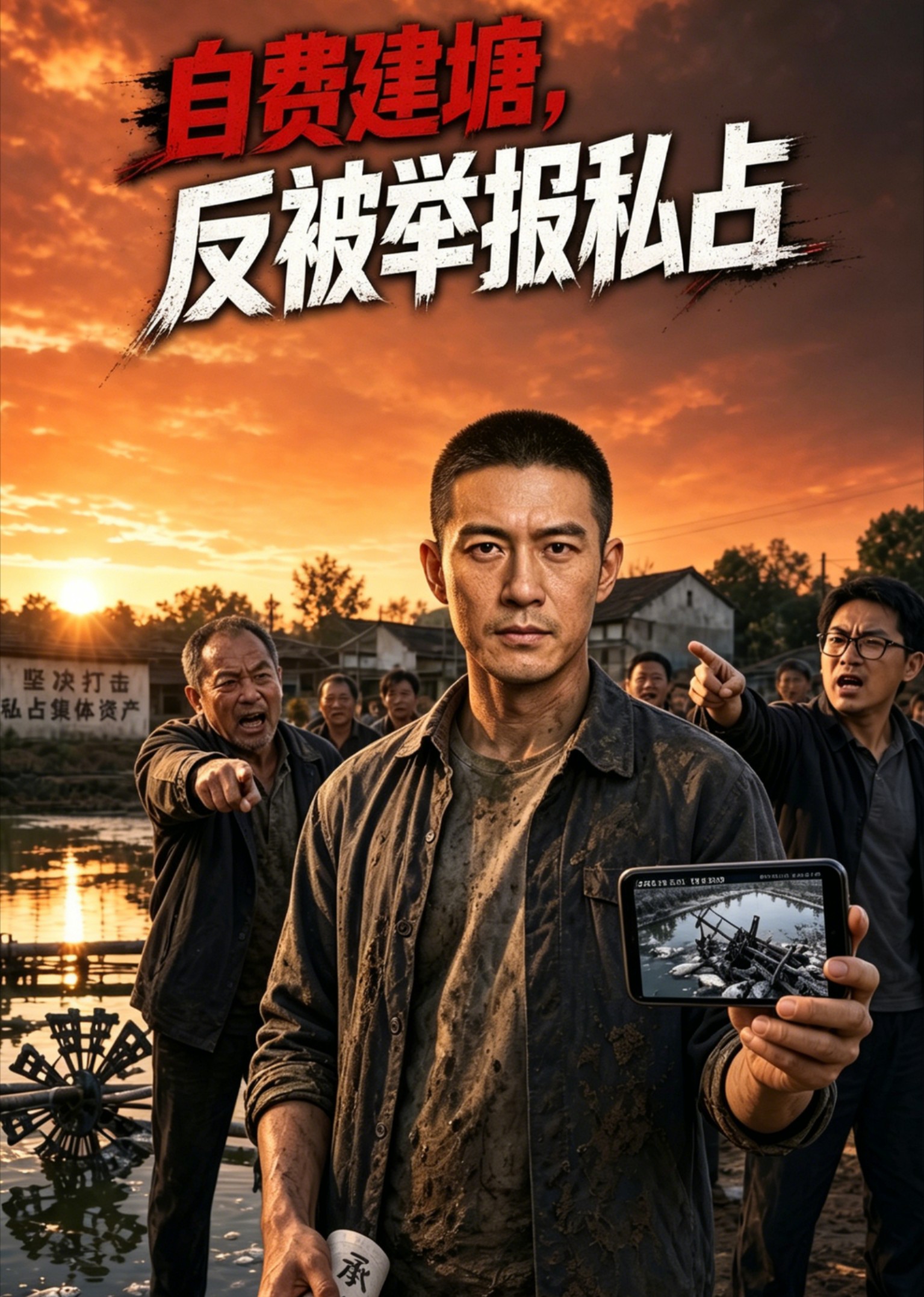 自费建塘，反被举报私占