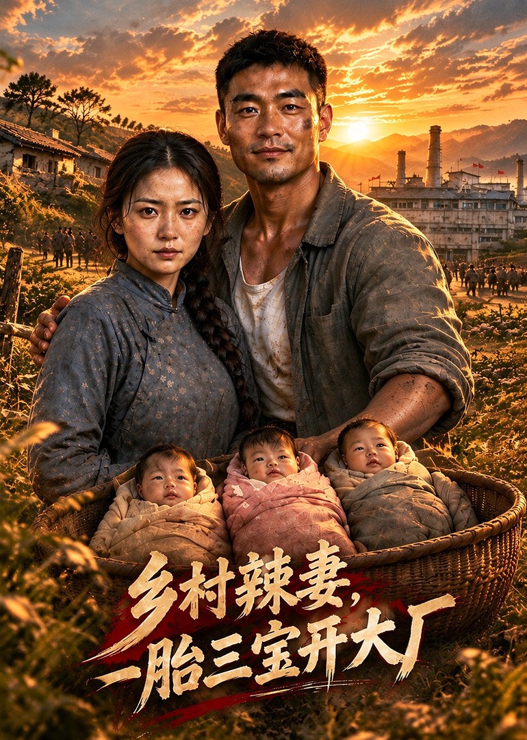 乡村辣妻，一胎三宝开大厂封面图