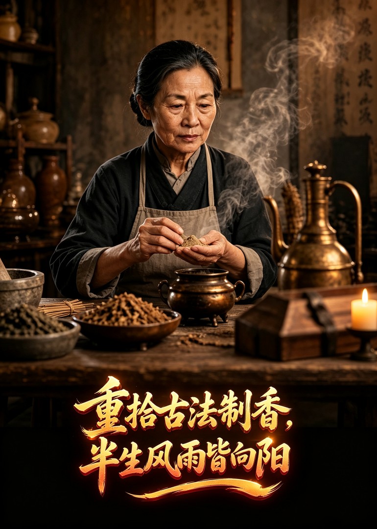 重拾古法制香，半生风雨皆向阳封面图