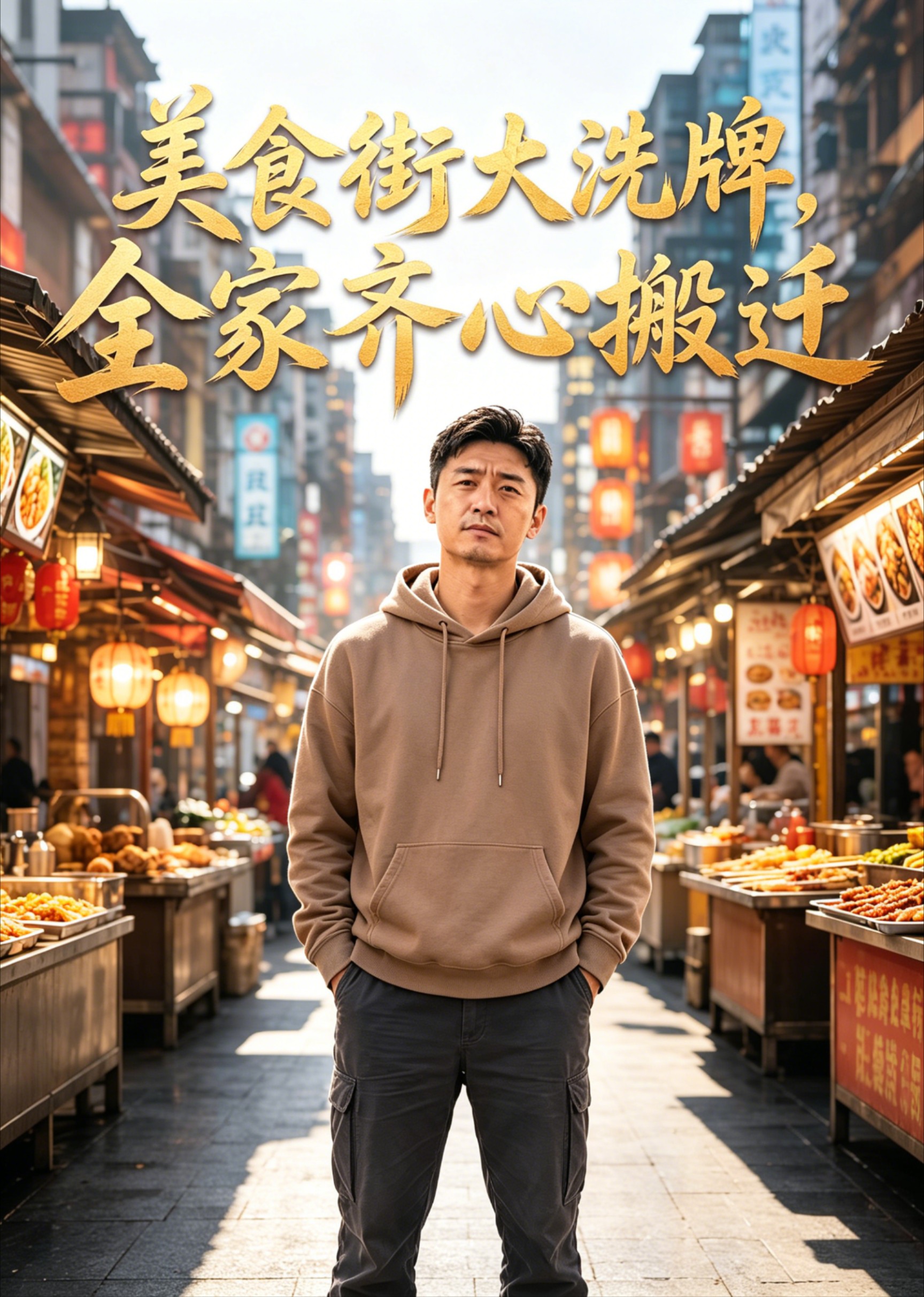 美食街大洗牌，全家齐心搬迁