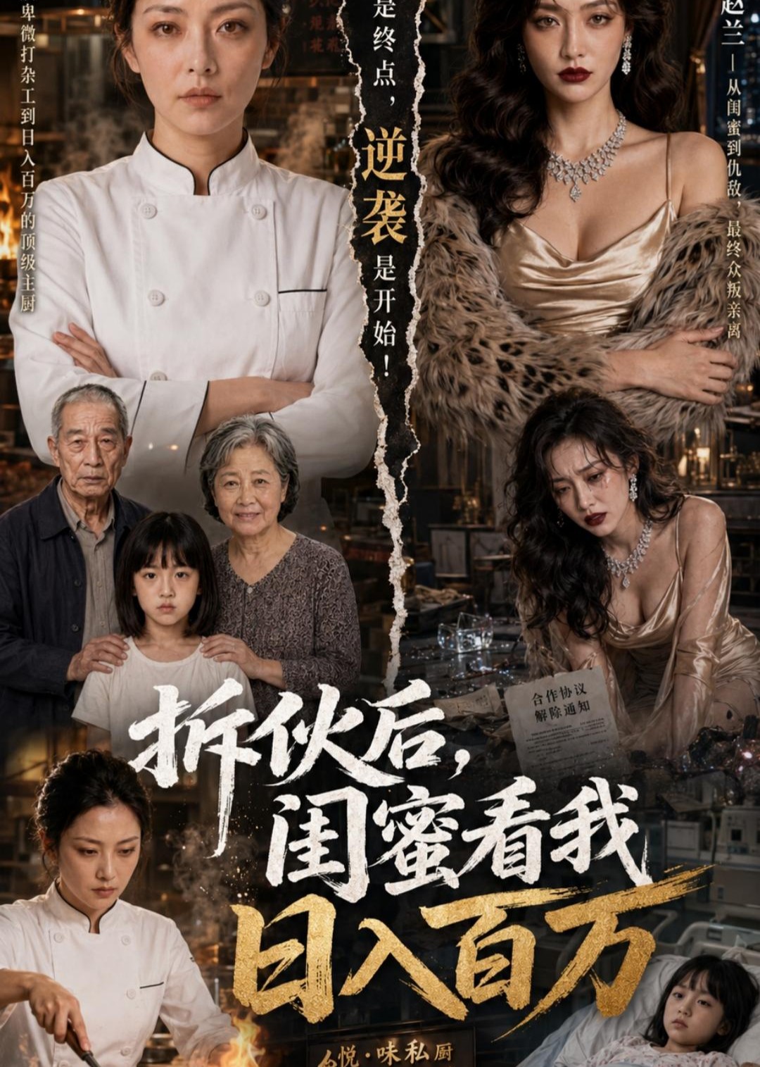 拆伙后，闺蜜看我日入百万