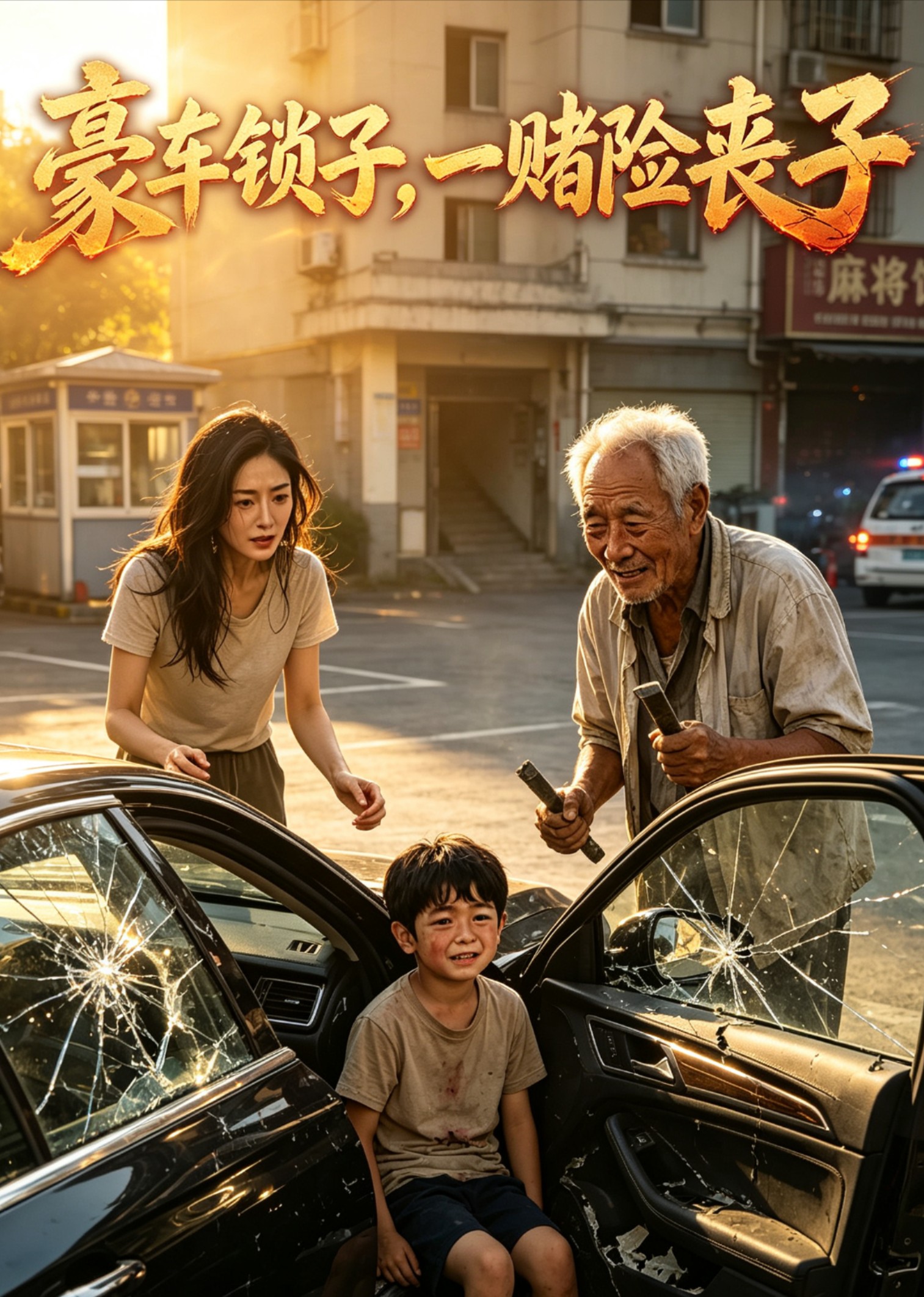 豪车锁子，一赌险丧子
