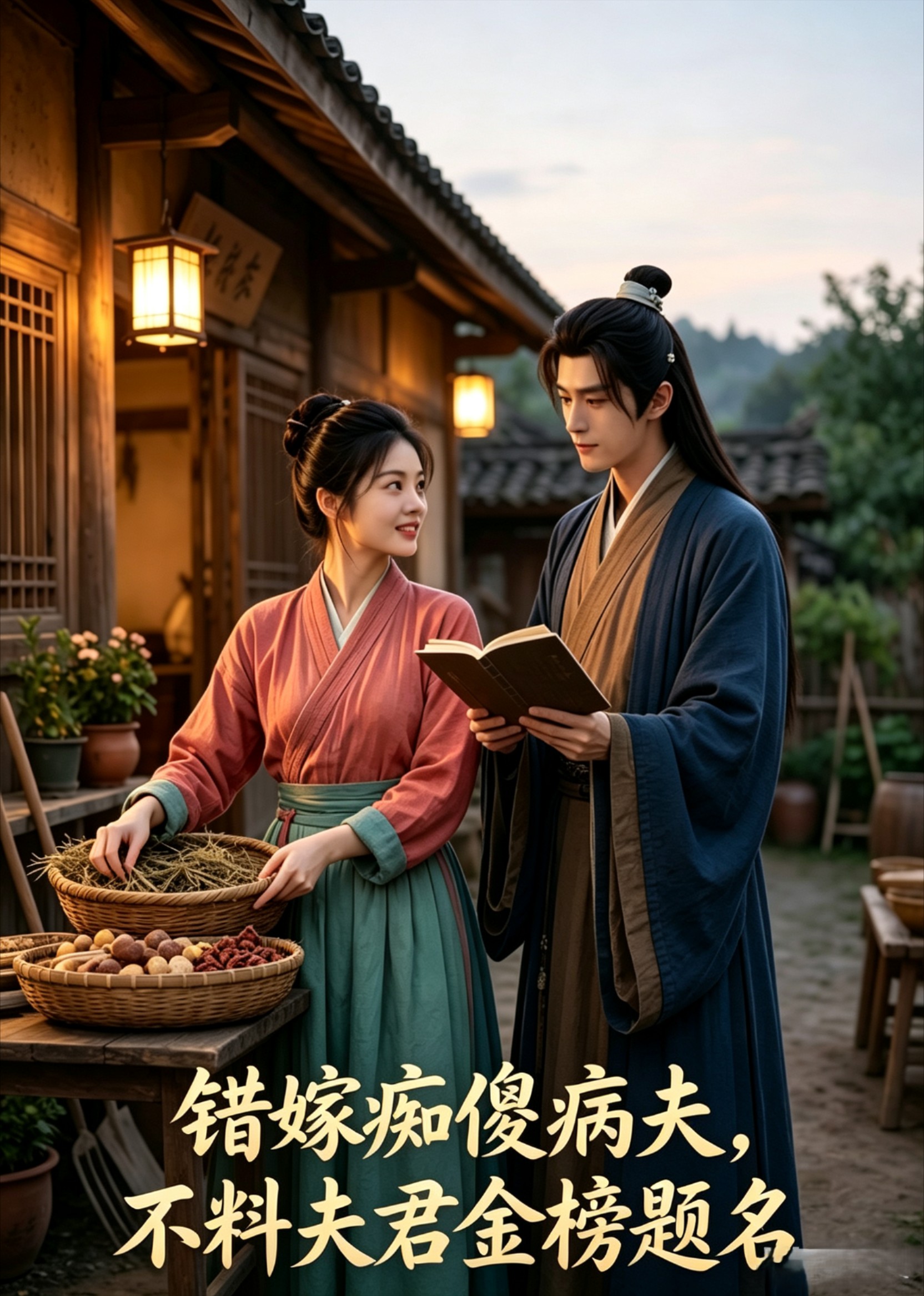 错嫁痴傻病夫，不料夫君金榜题名