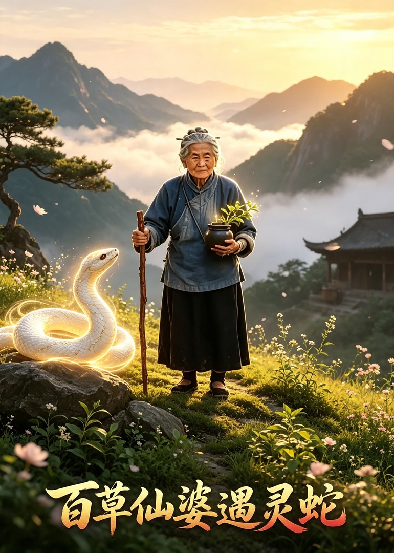 百草仙婆遇灵蛇