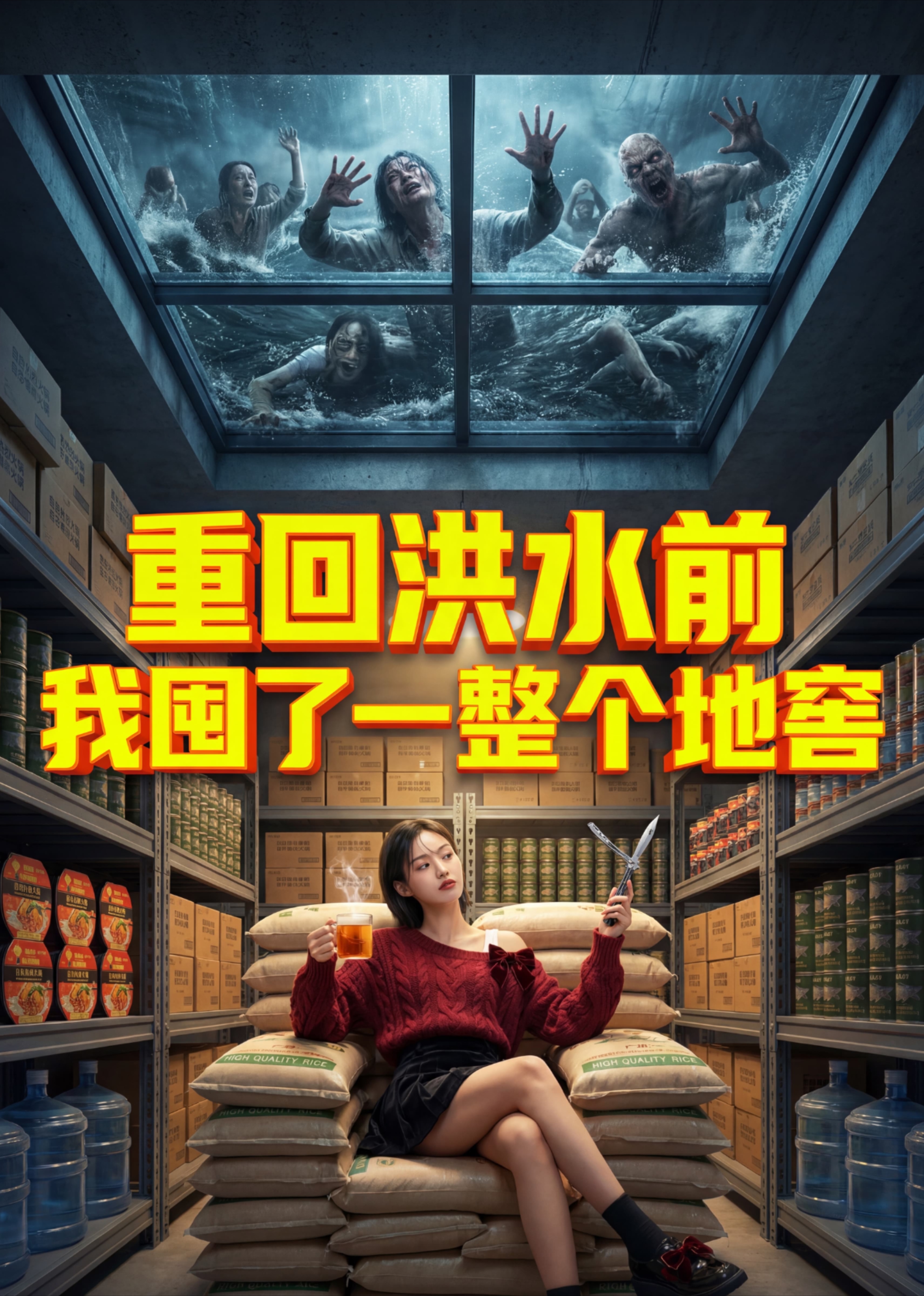 重回洪水前,我囤了一整个地窖