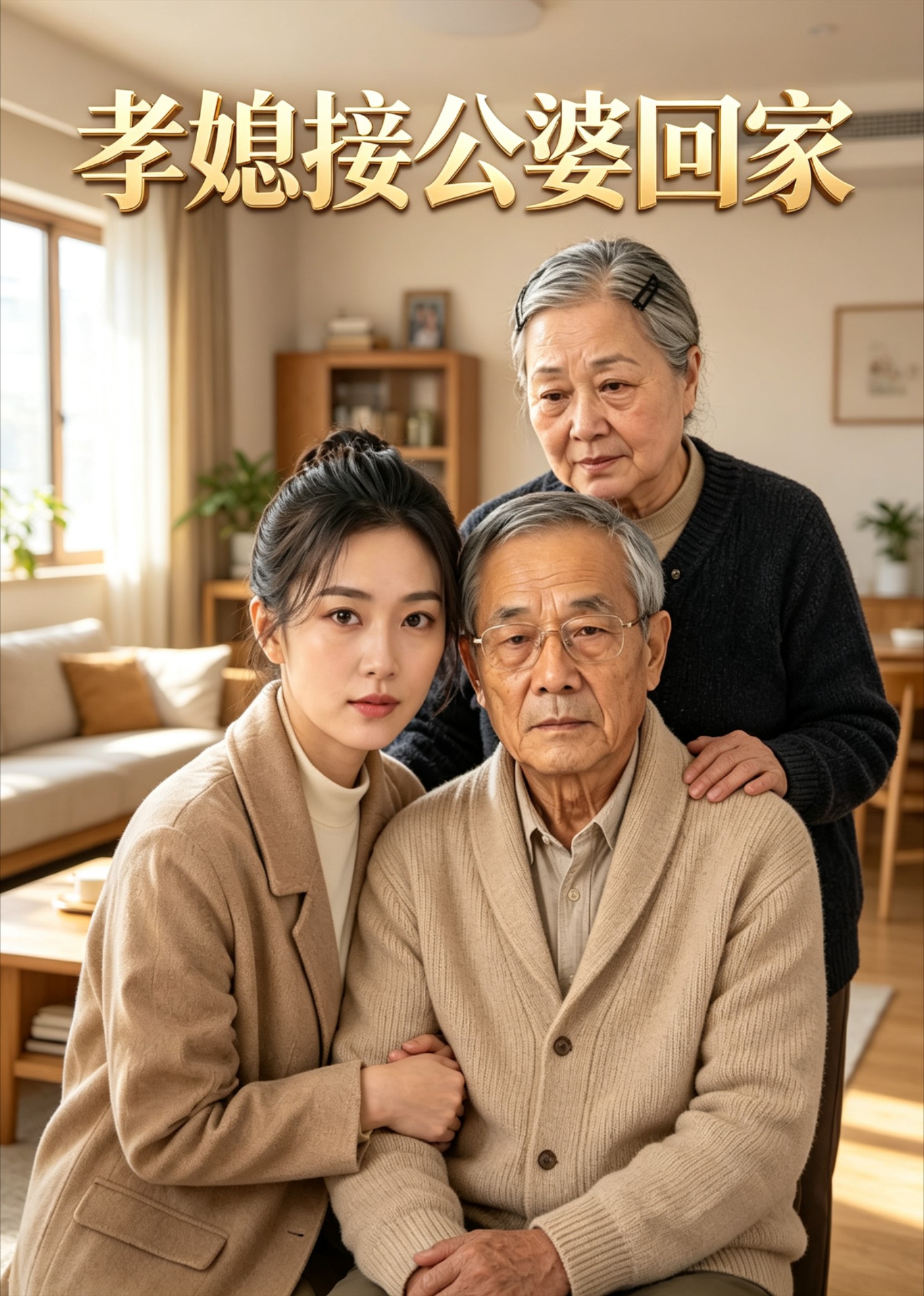 孝媳接公婆回家封面图