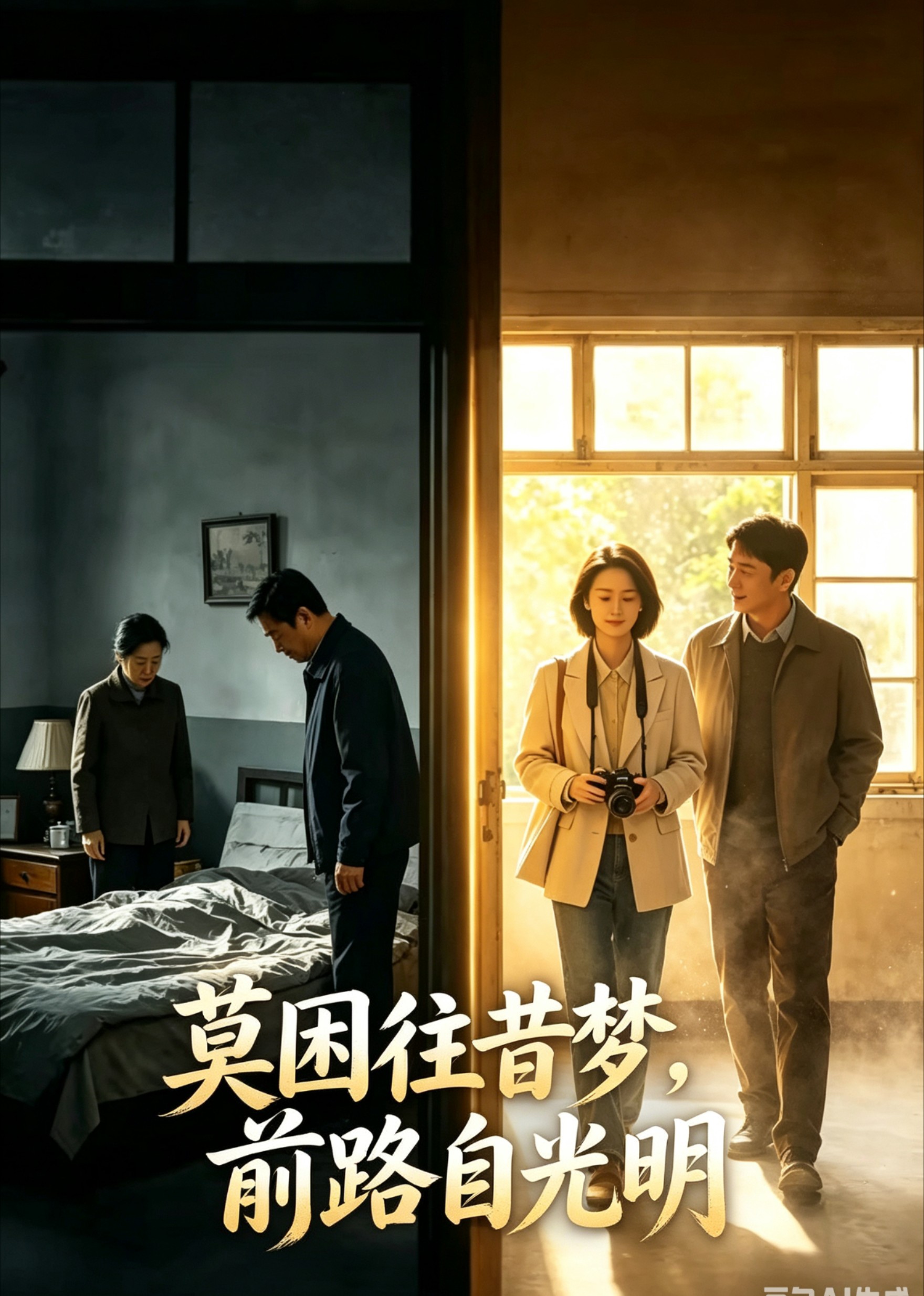 莫困往昔梦，前路自光明