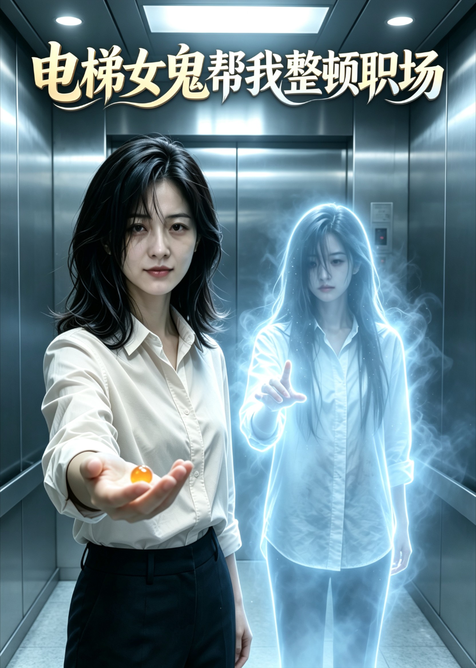 电梯女鬼帮我整顿职场