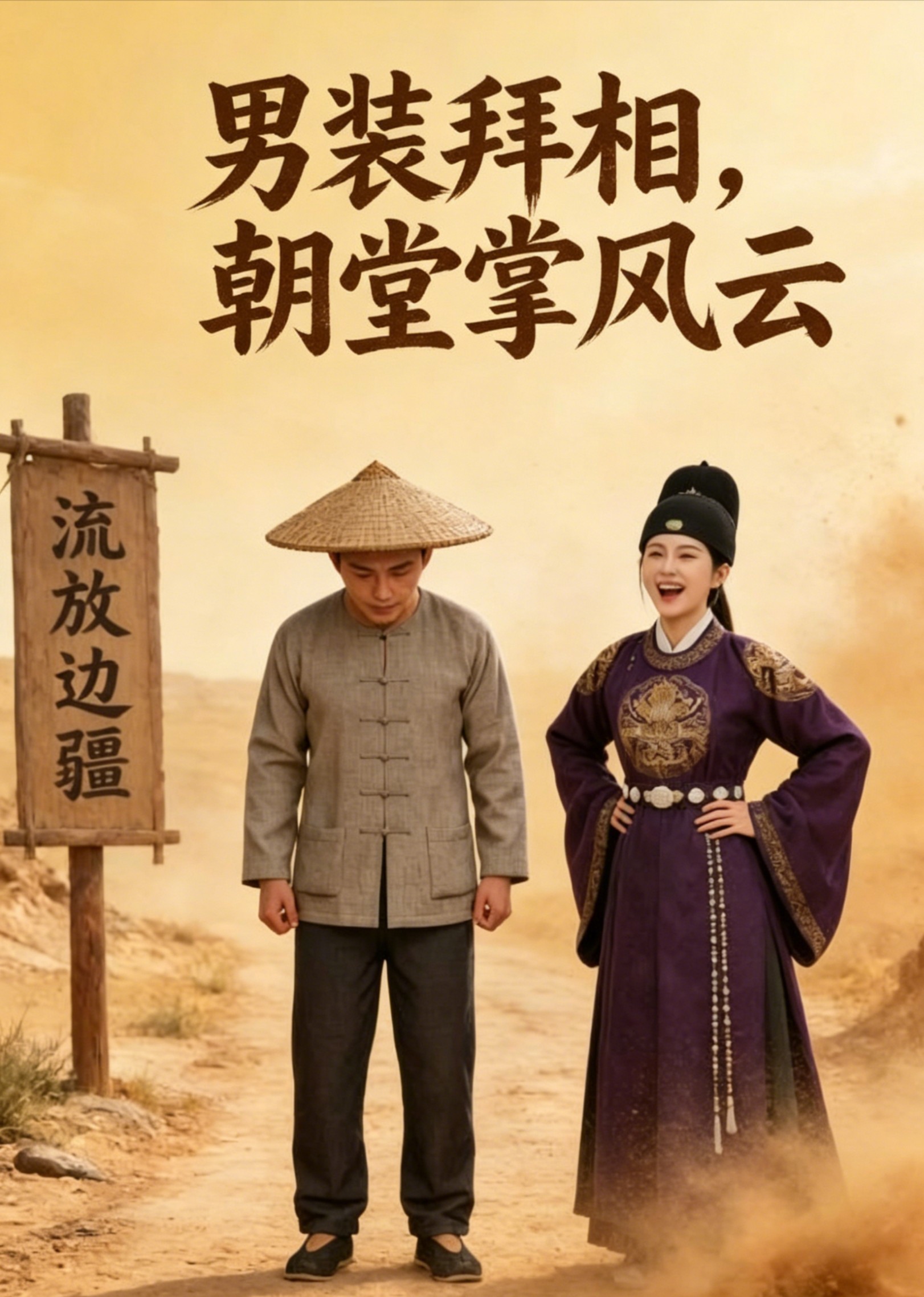 男装拜相，朝堂掌风云