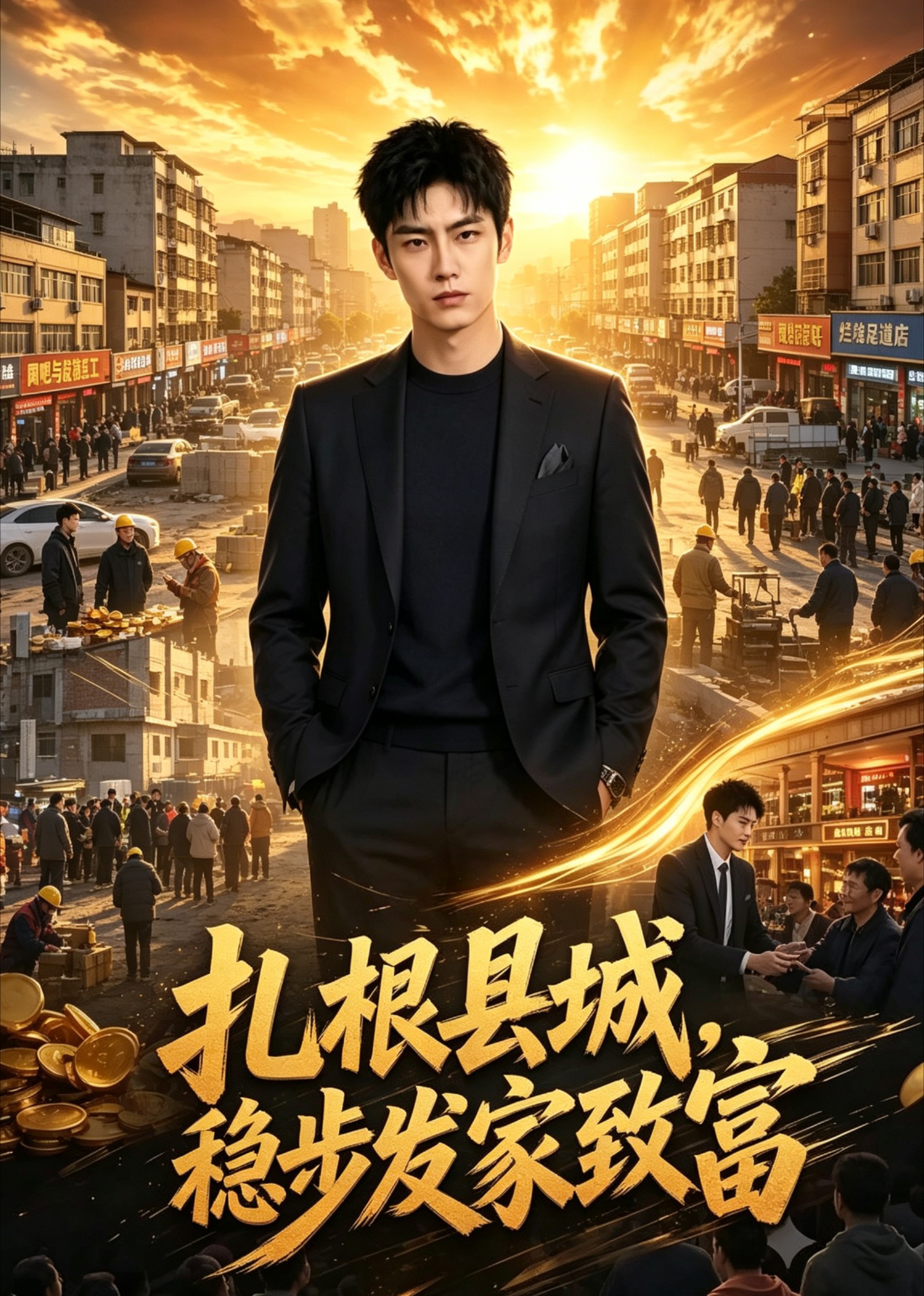 扎根县城，稳步发家致富