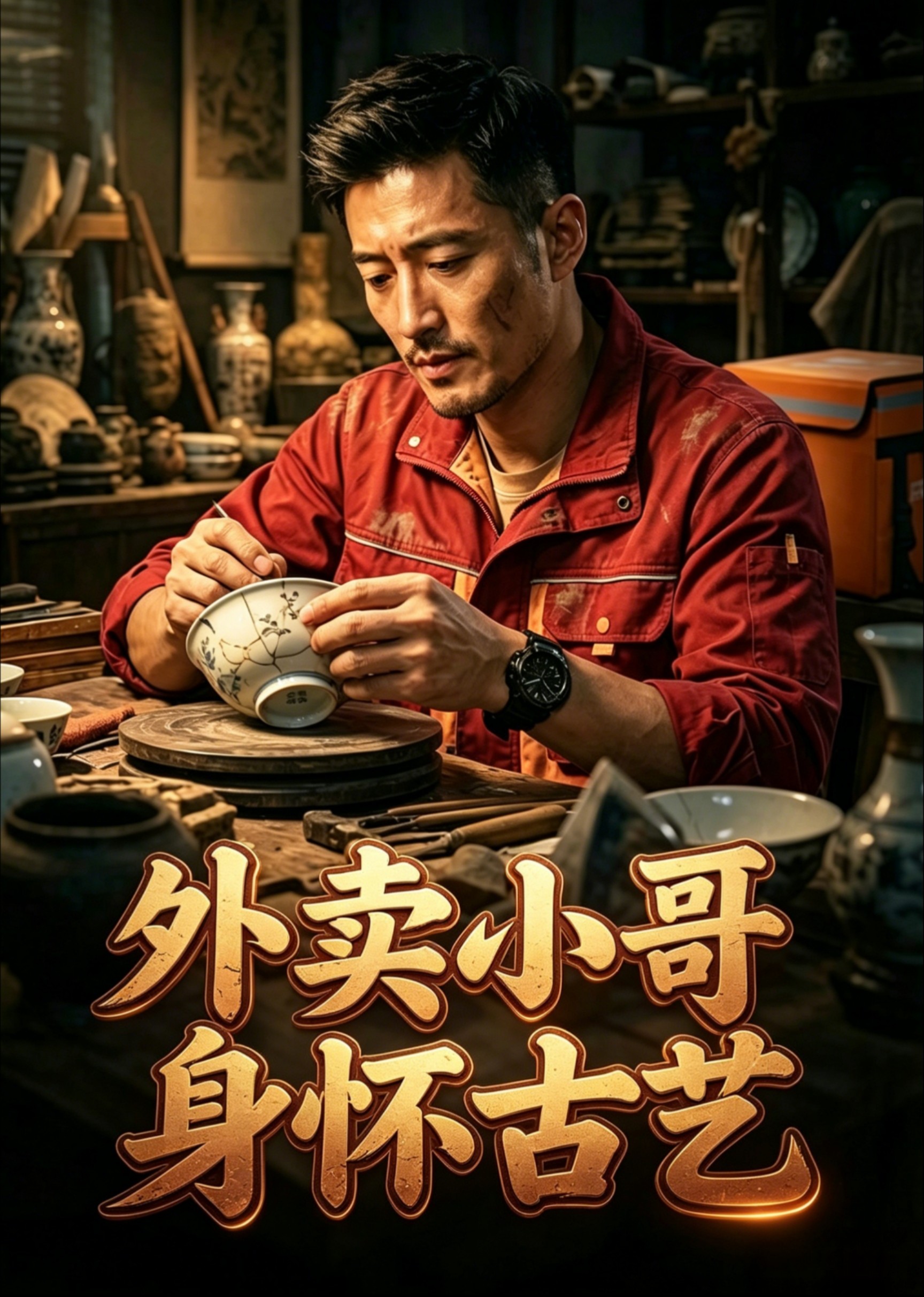 外卖小哥身怀古艺