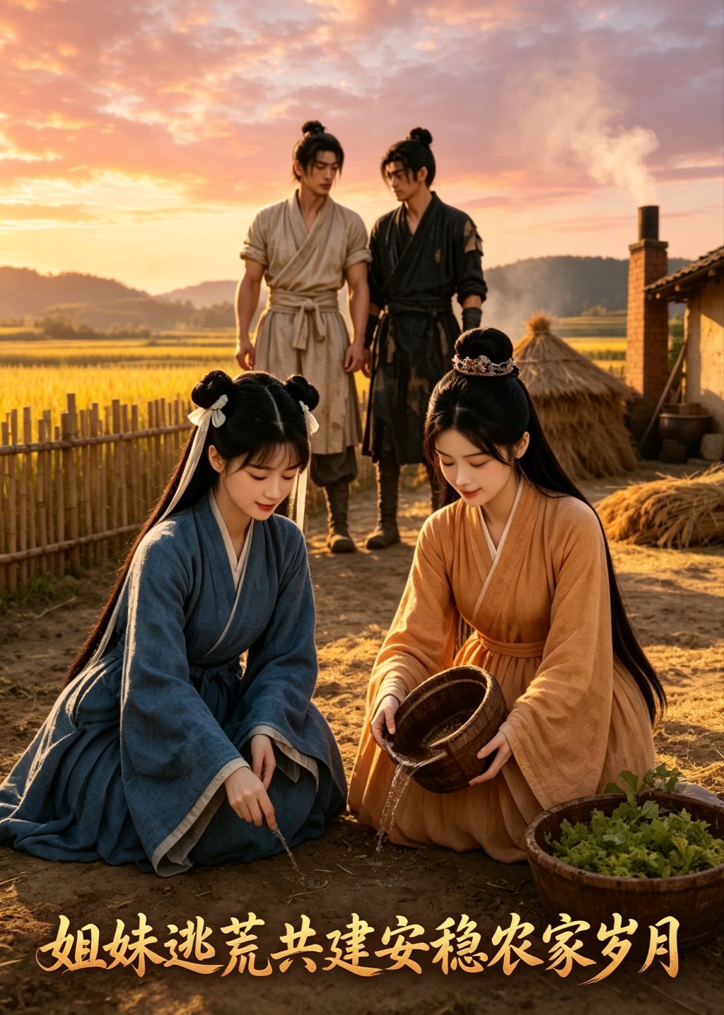 姐妹逃荒共建安稳农家岁月