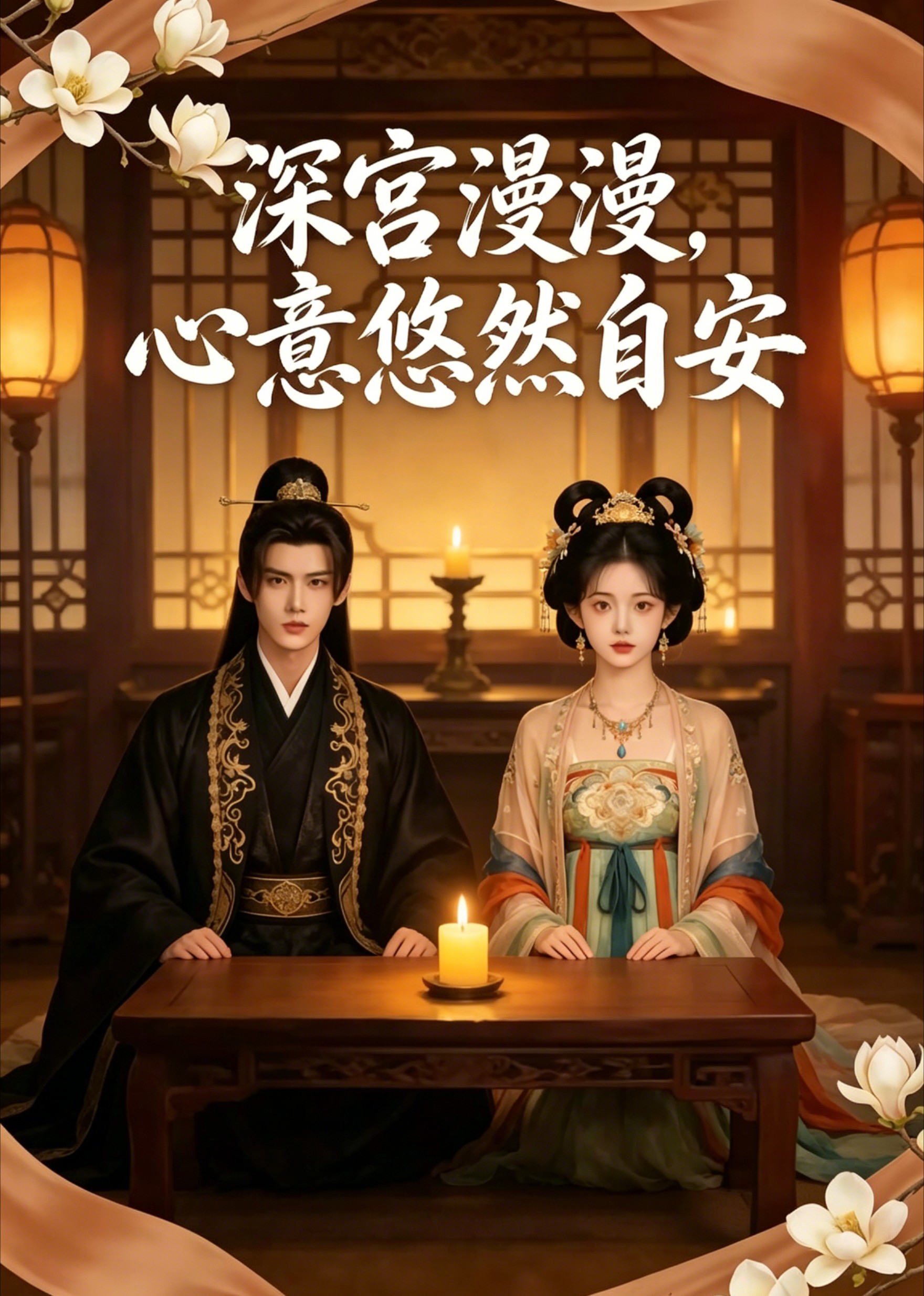 深宫漫漫，心意悠然自安