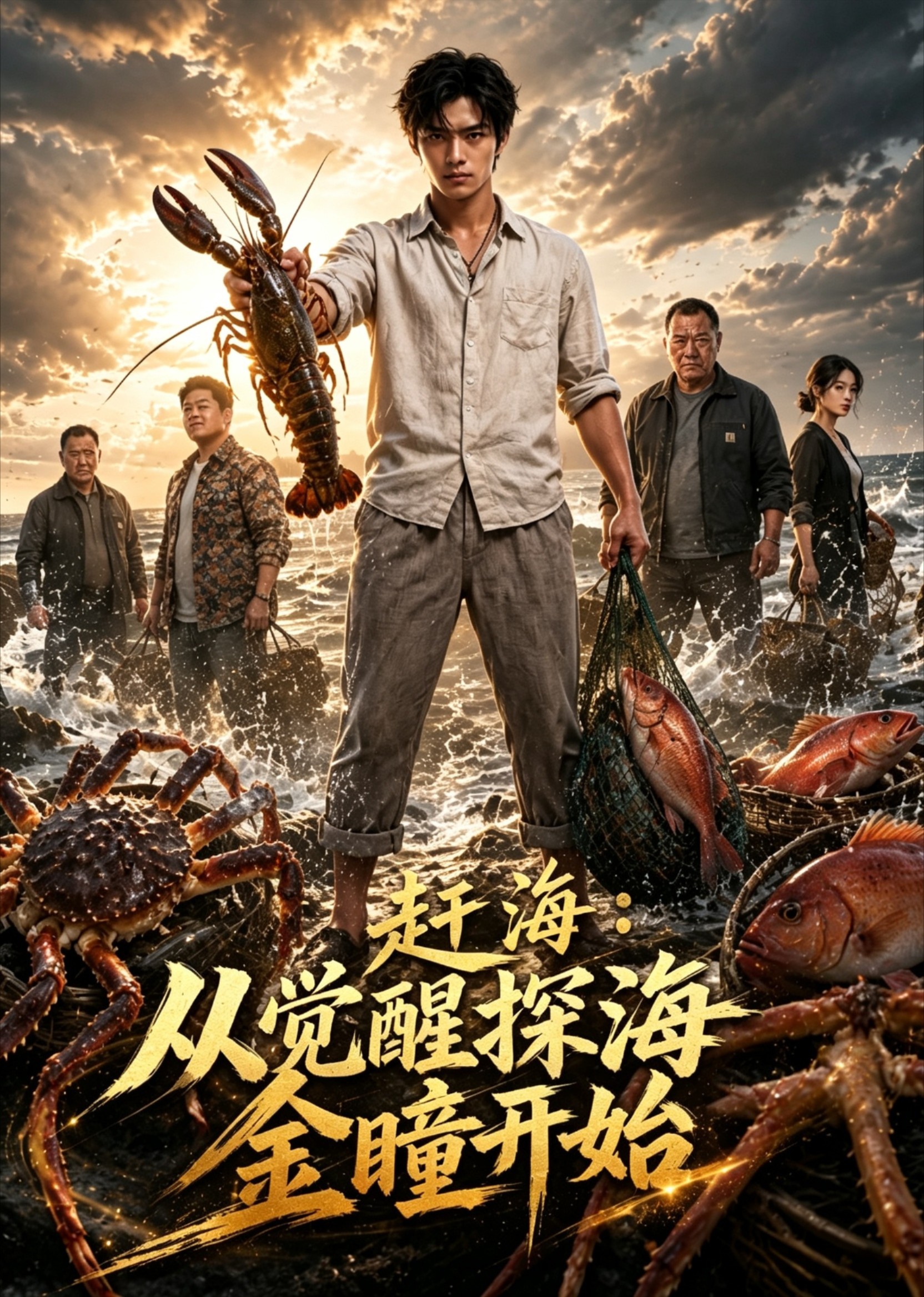 赶海：从觉醒探海金瞳开始