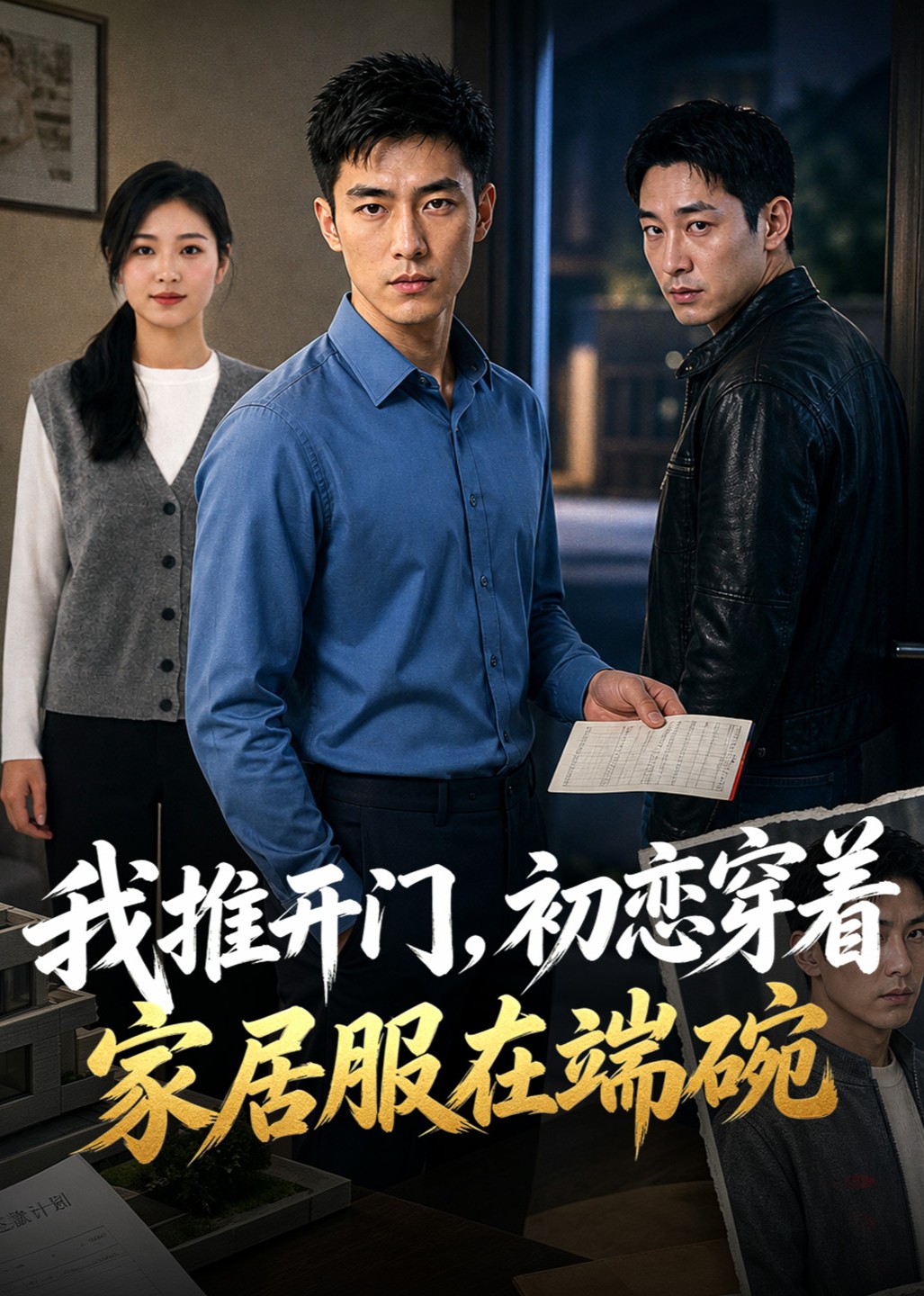 我推开门，初恋穿着家居服在端碗封面图