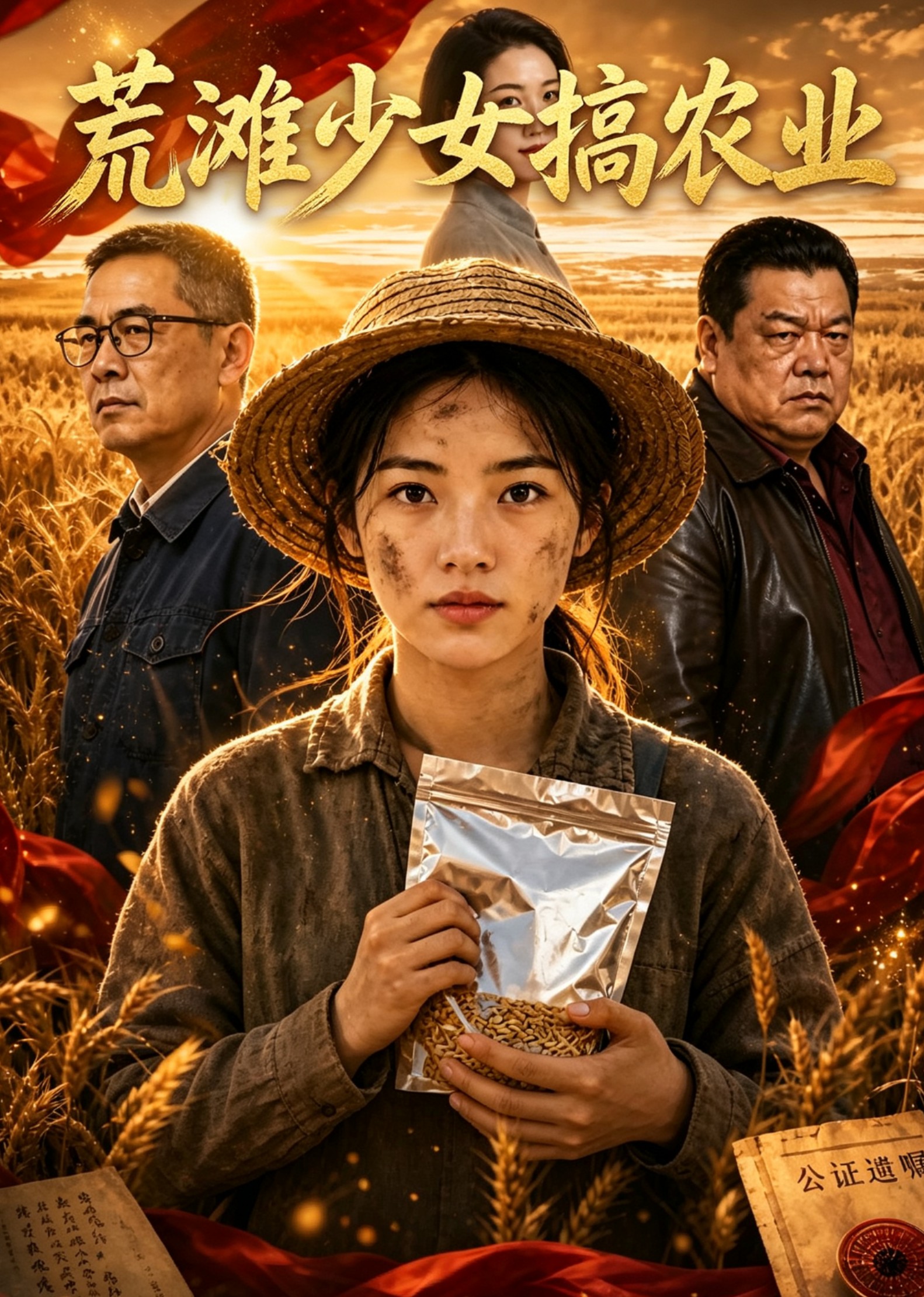 荒滩少女搞农业封面图