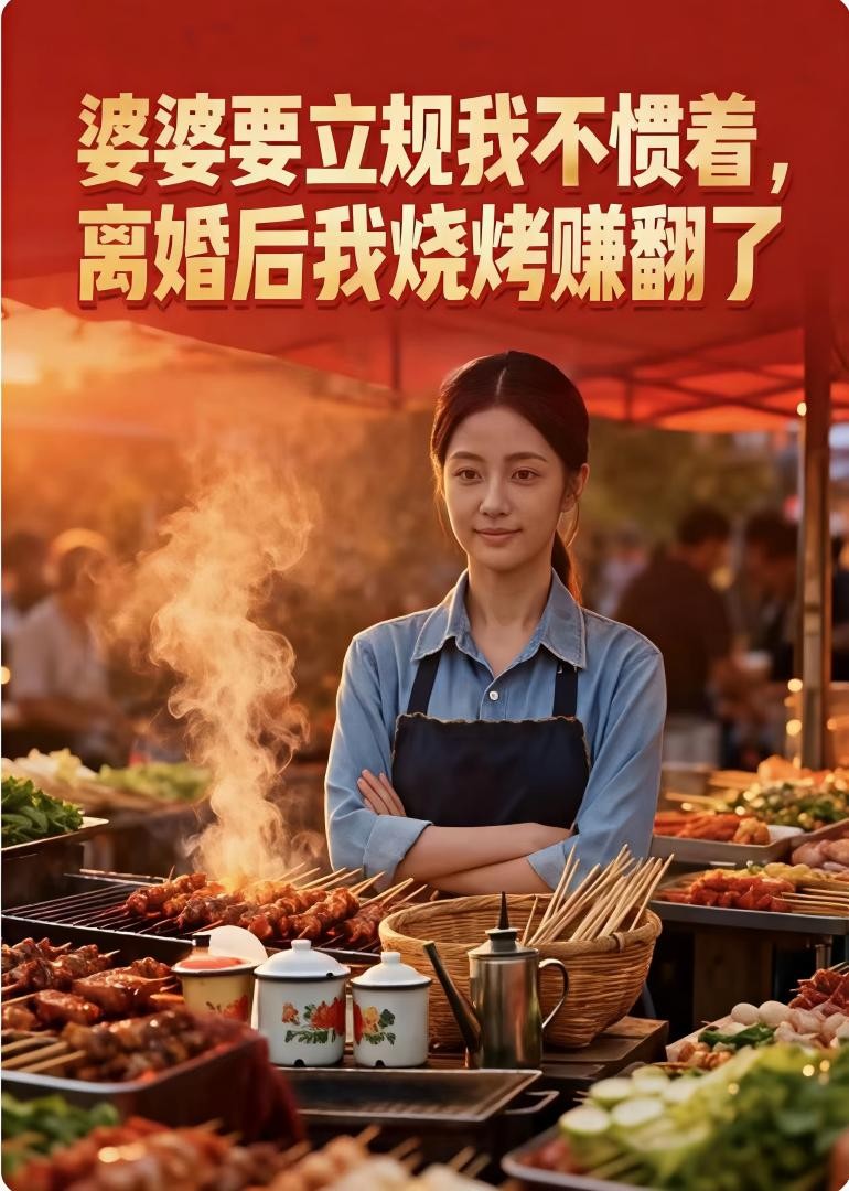 婆婆要立规我不惯着，离婚后我烧烤赚翻了