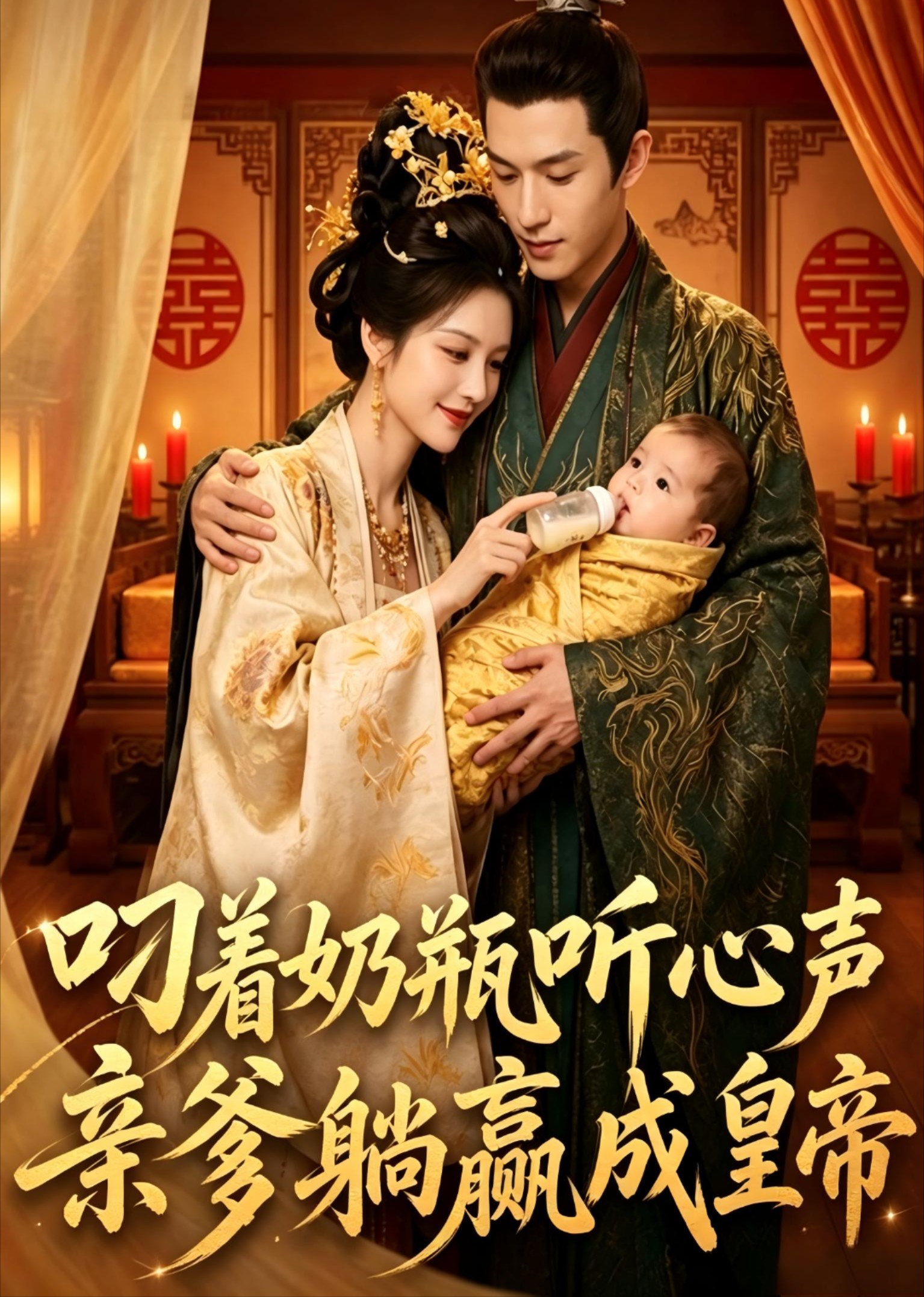 叼着奶瓶听心声，亲爹躺赢成皇帝