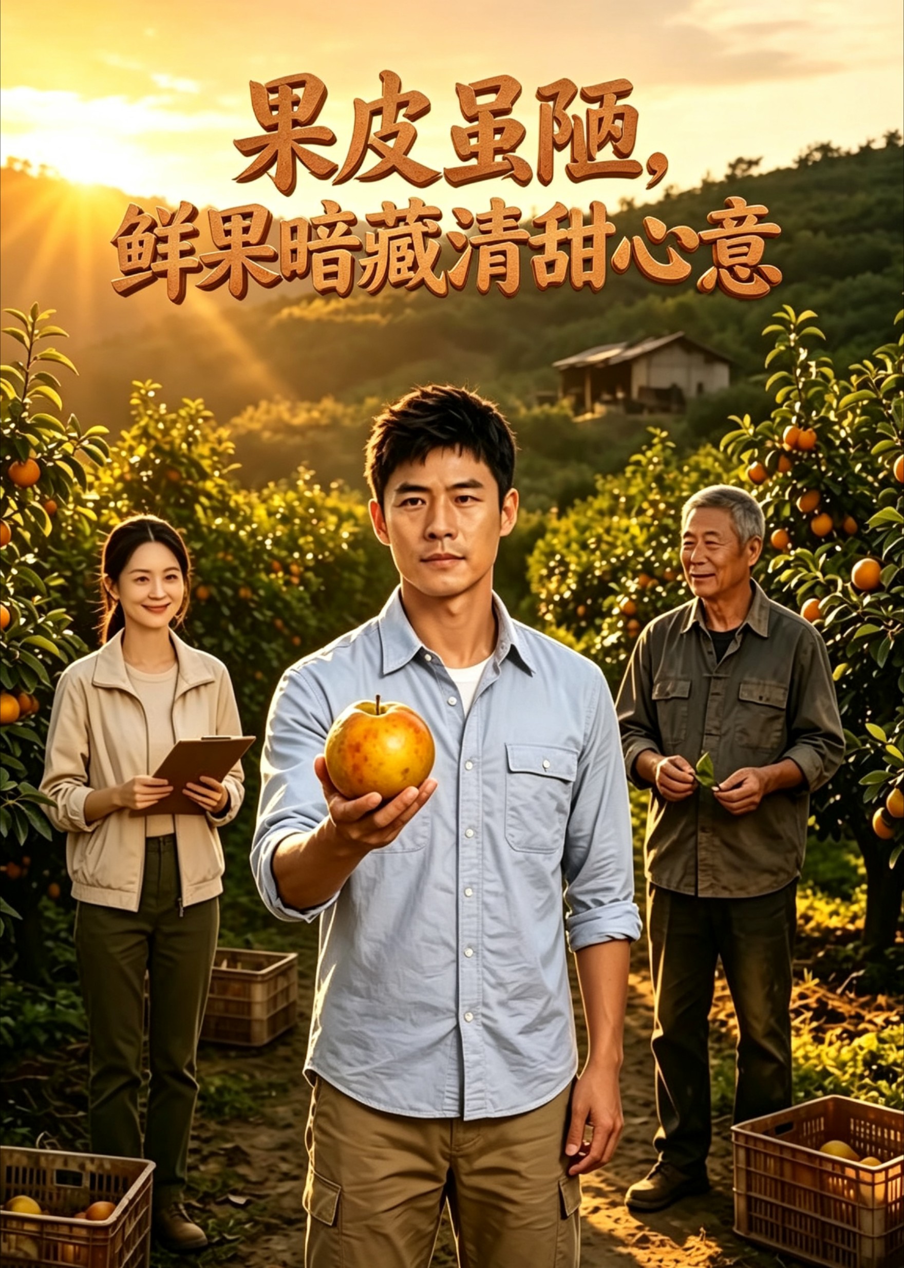 果皮虽陋，鲜果暗藏清甜心意