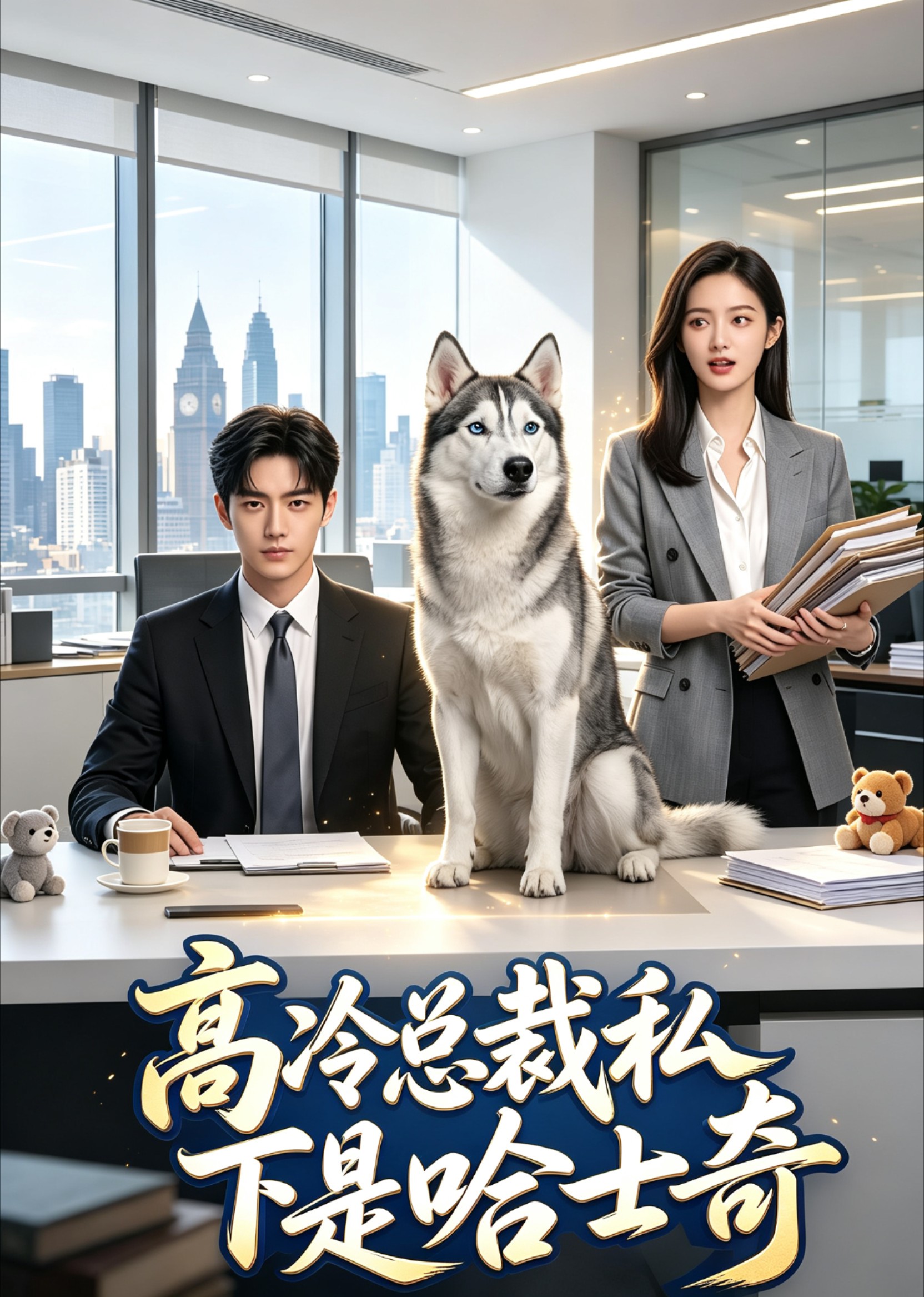 高冷总裁私下是哈士奇