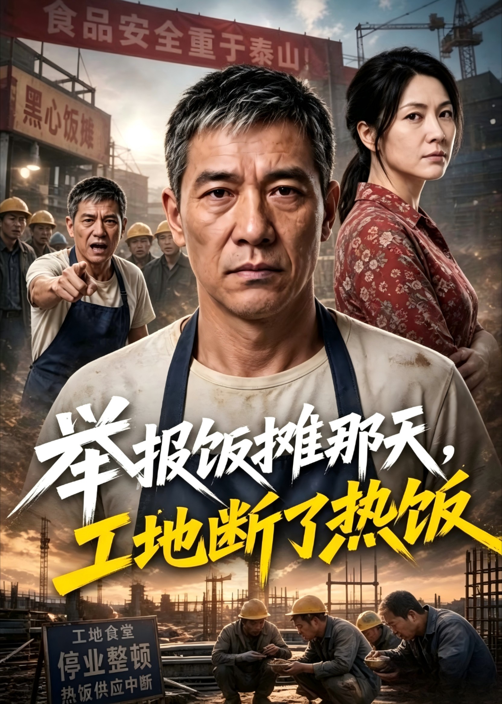 举报饭摊那天，工地断了热饭