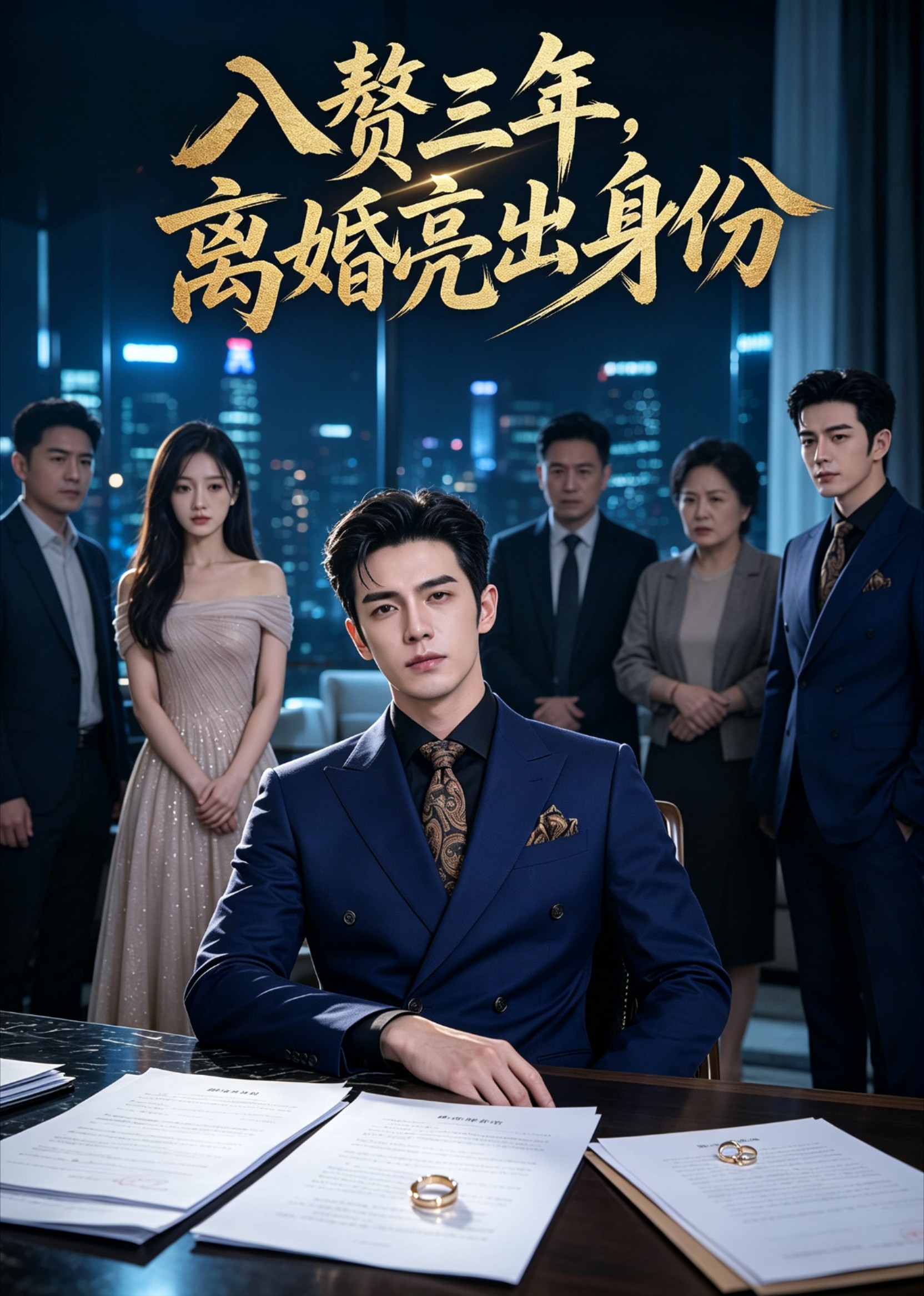 入赘三年，离婚亮出身份封面图