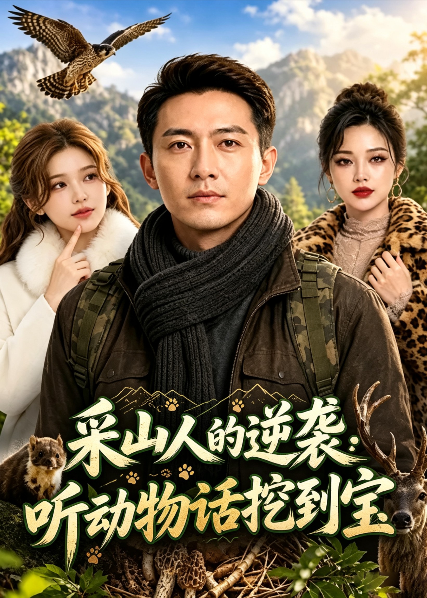 采山人的逆袭：听动物话挖到宝
