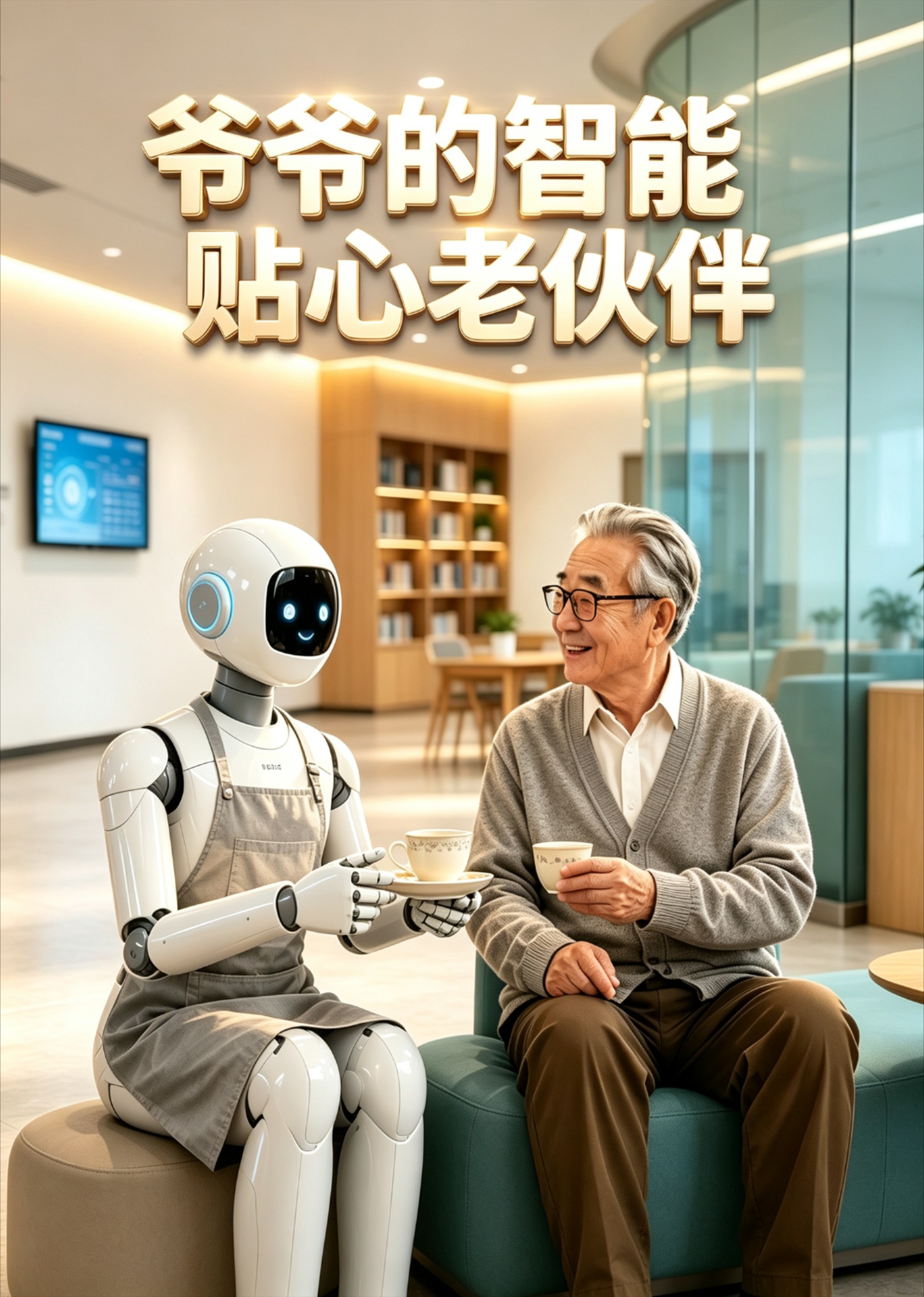爷爷的智能贴心老伙伴