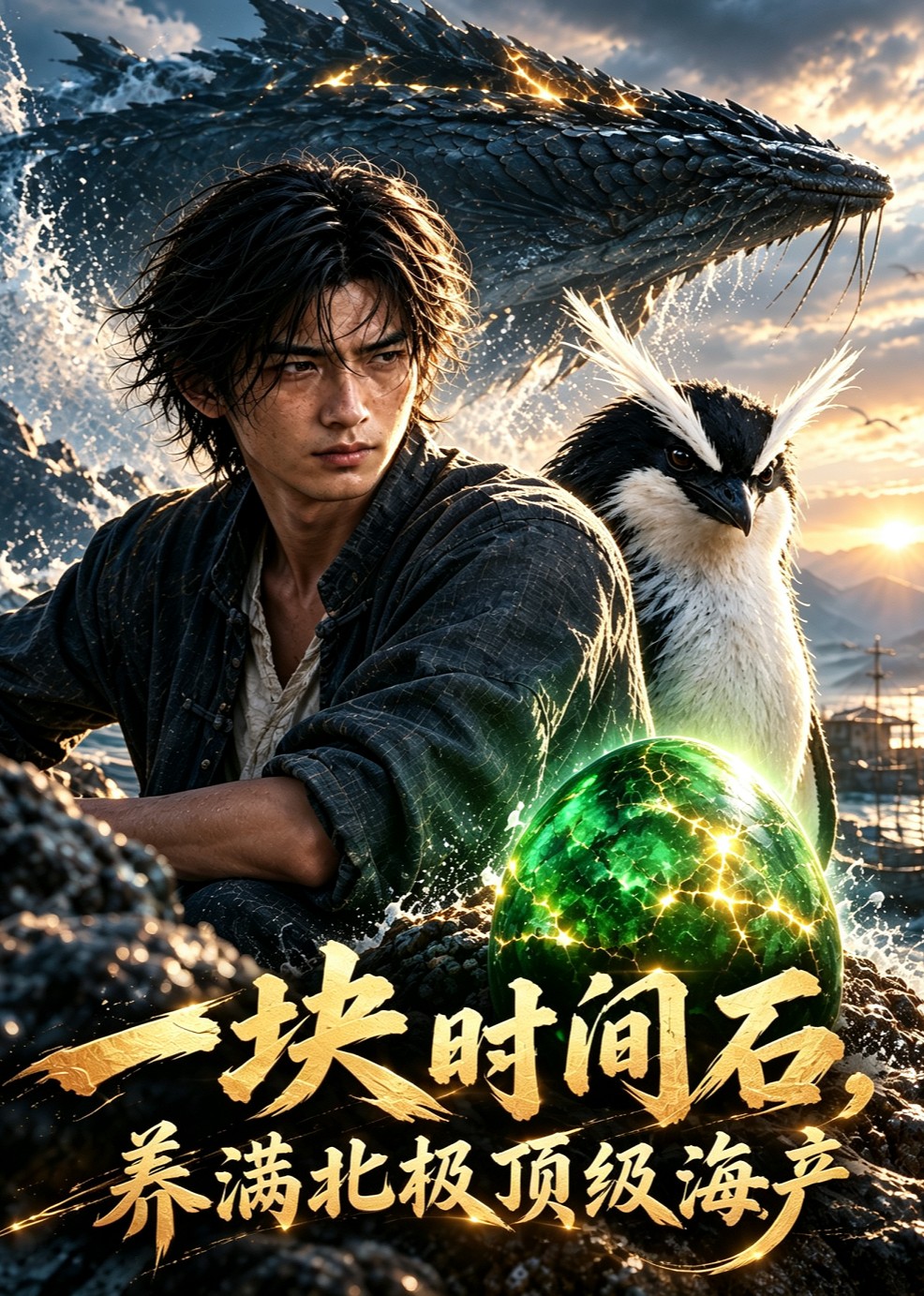 一块时间石，养满北极顶级海产 海报