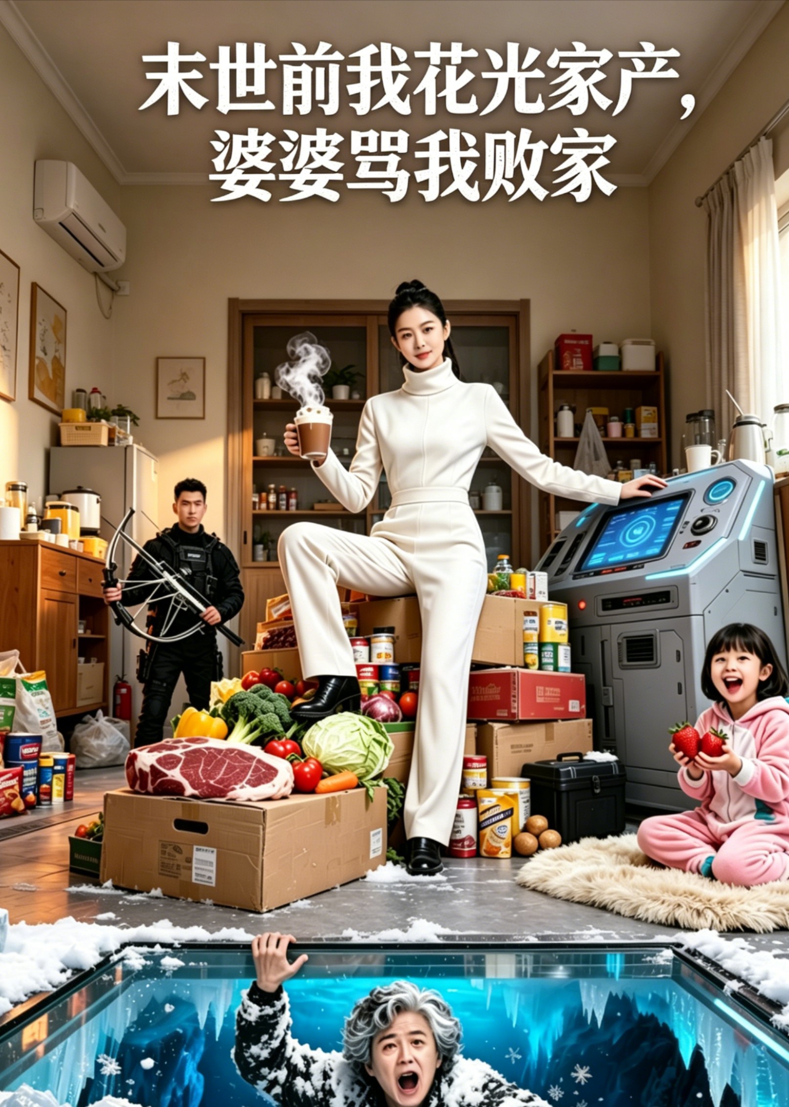 末世前我花光家产，婆婆骂我败家