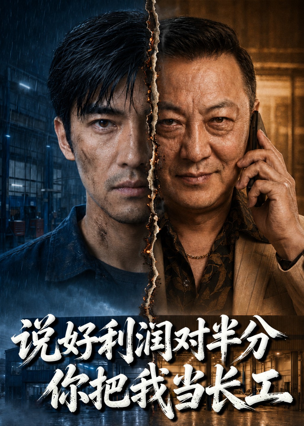 说好利润对半分，你把我当长工