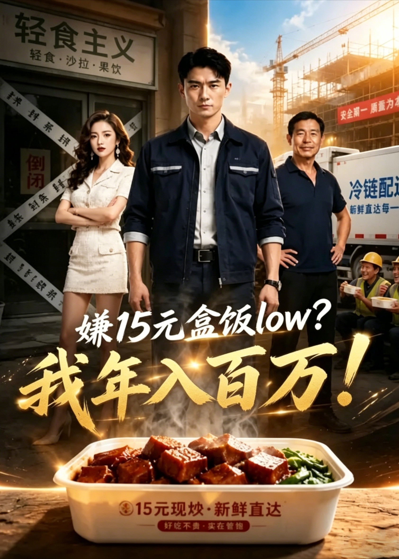 嫌15元盒饭low？我年入百万！