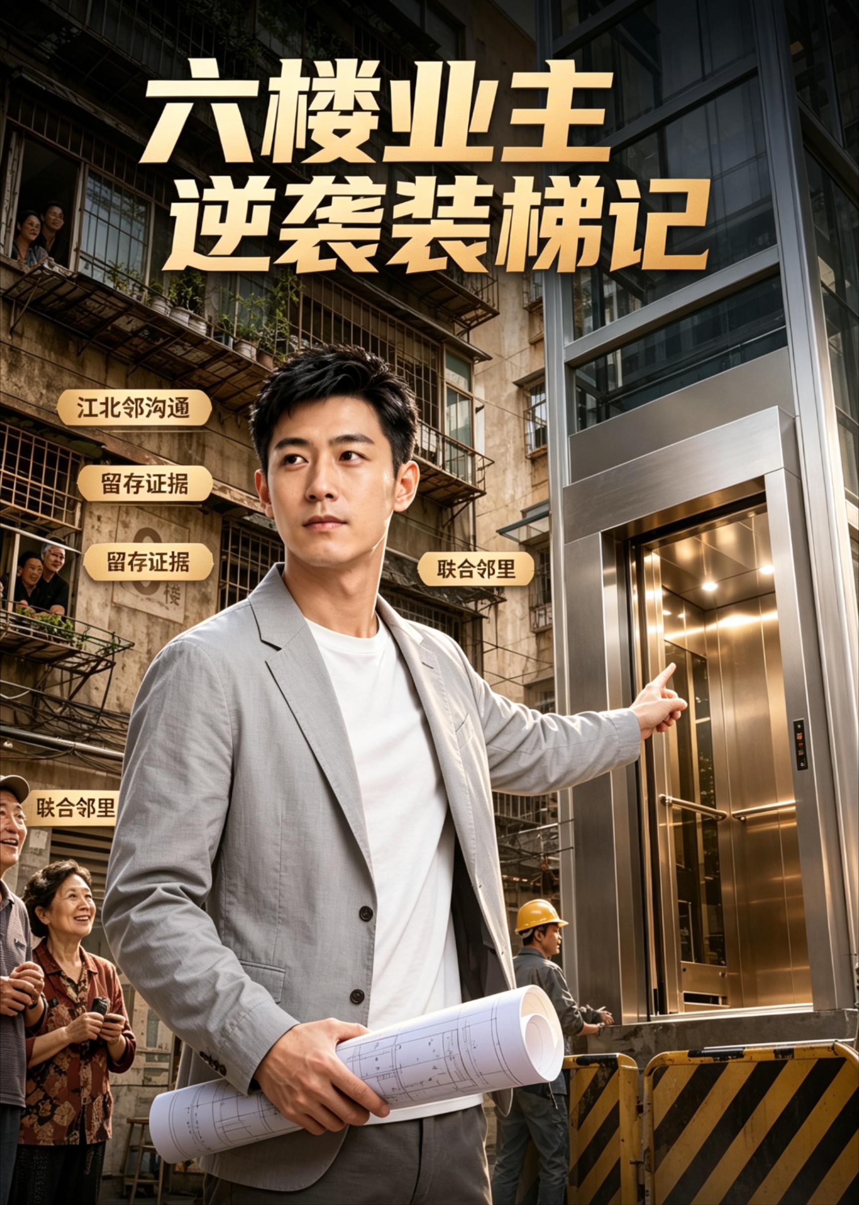 六楼业主逆袭装梯记