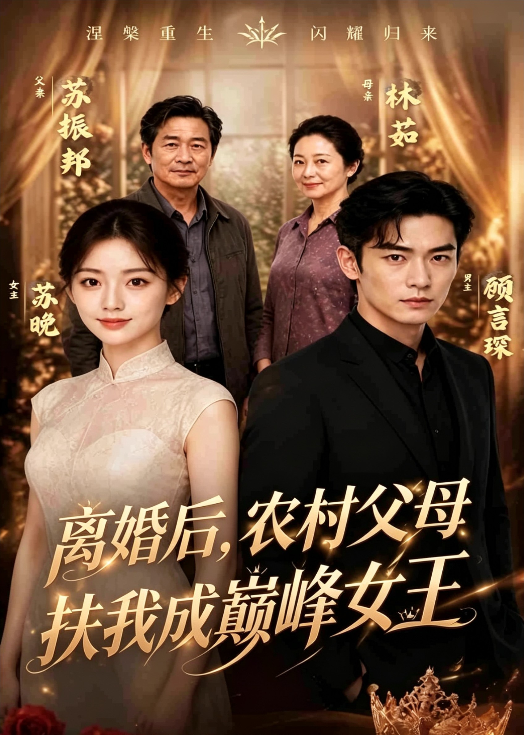 离婚后，农村父母扶我成巅峰女王封面图