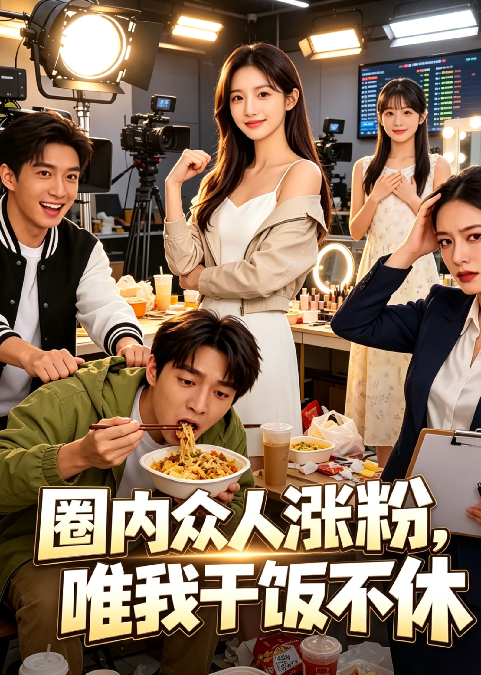 圈内众人涨粉，唯我干饭不休